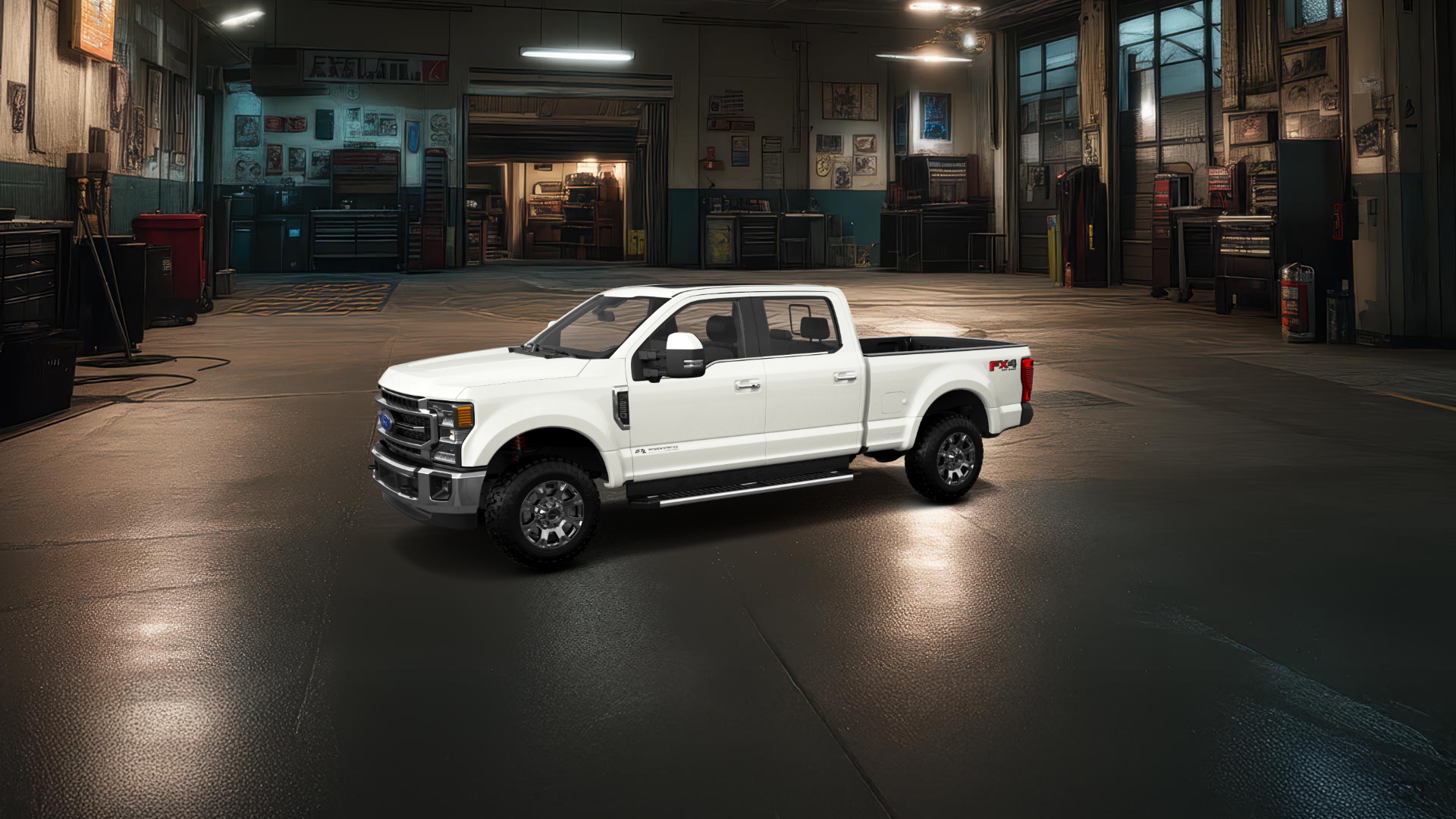 Ford F-250 4 Door pickup truck 2021 tuning