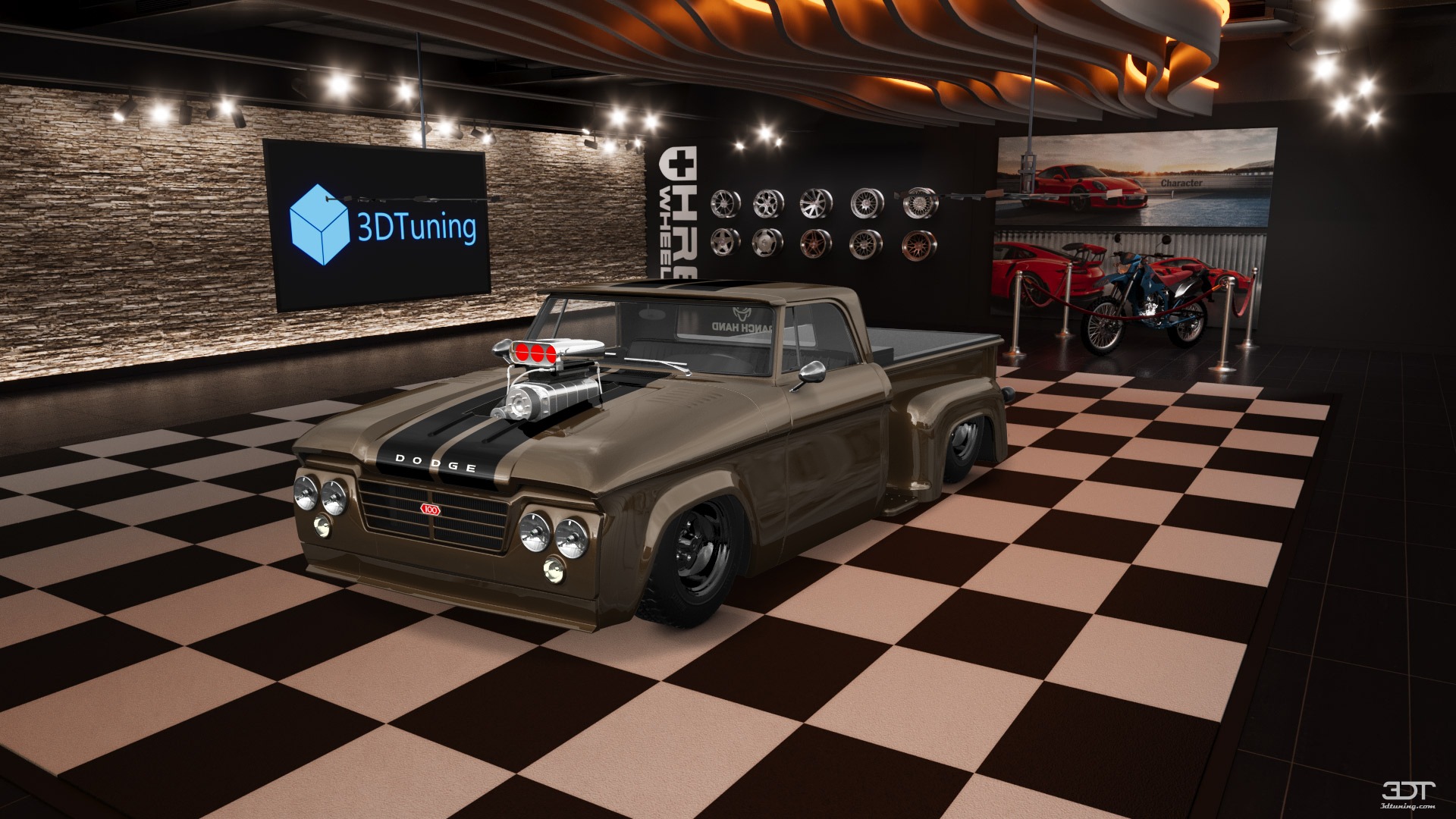 Dodge D-100 Stepside 2 Door pickup truck 1961