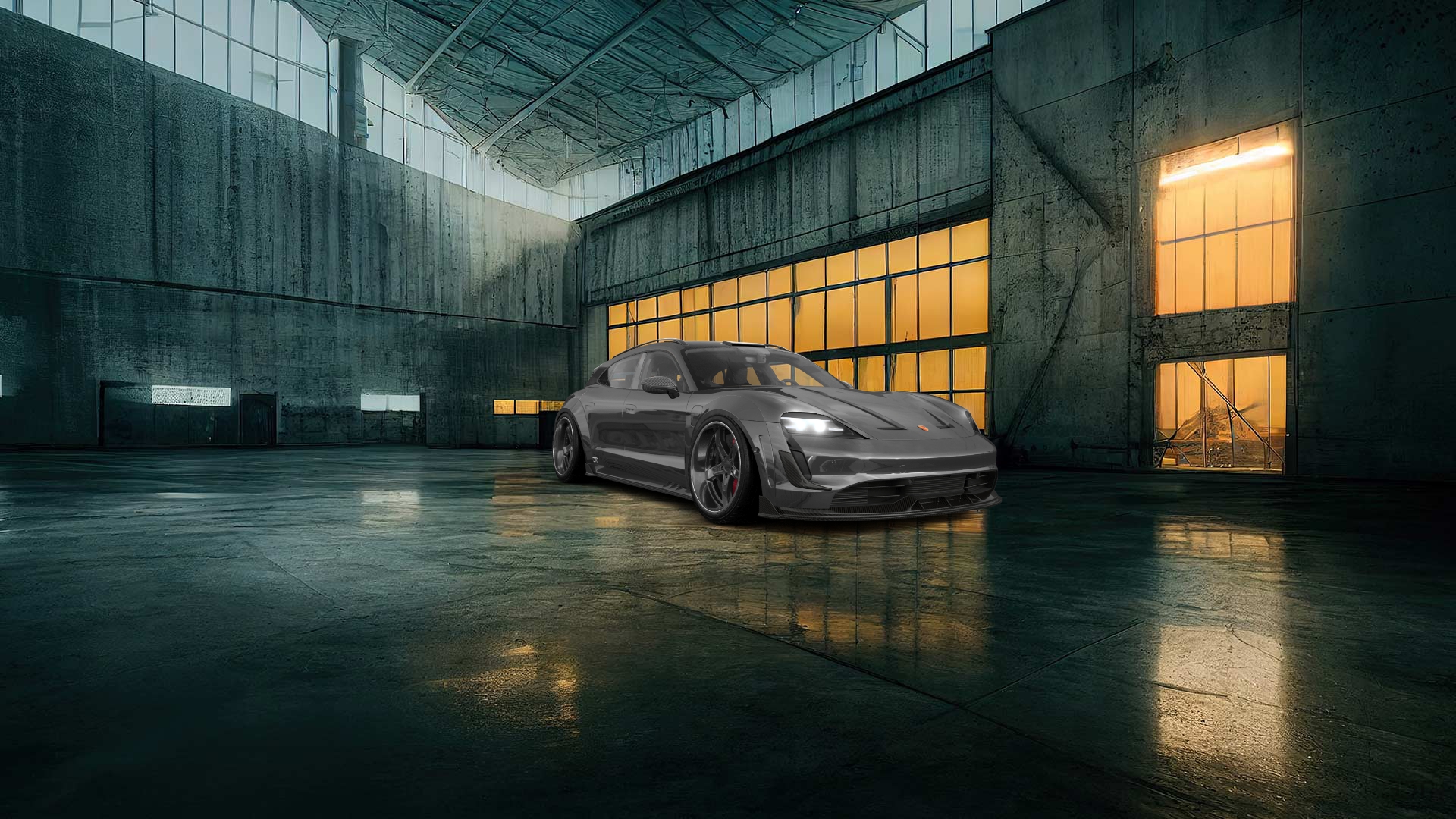 Porsche Taycan Sport Turismo Shooting Brake 2019 tuning