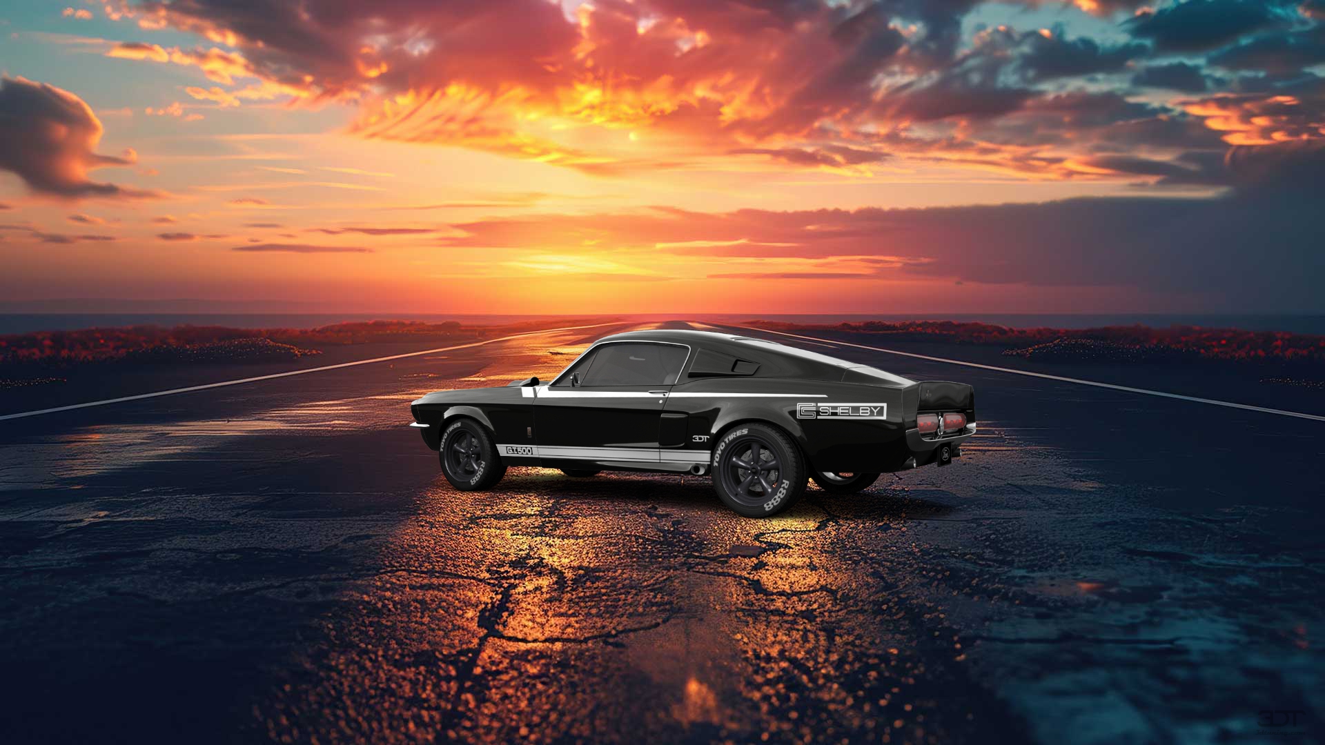 Mustang GT500 2 Door Coupe 1968 Images