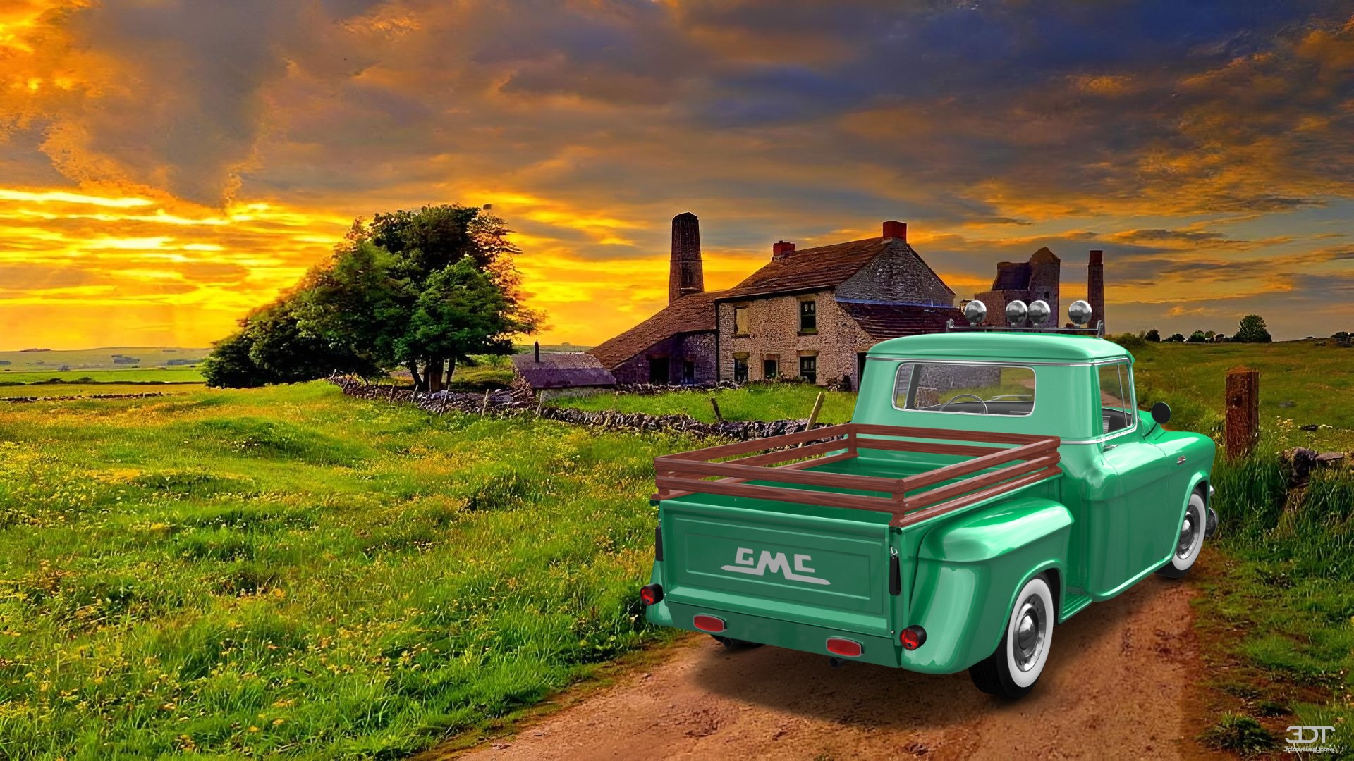 GMC 100 Stepside 2 Door pickup truck 1957