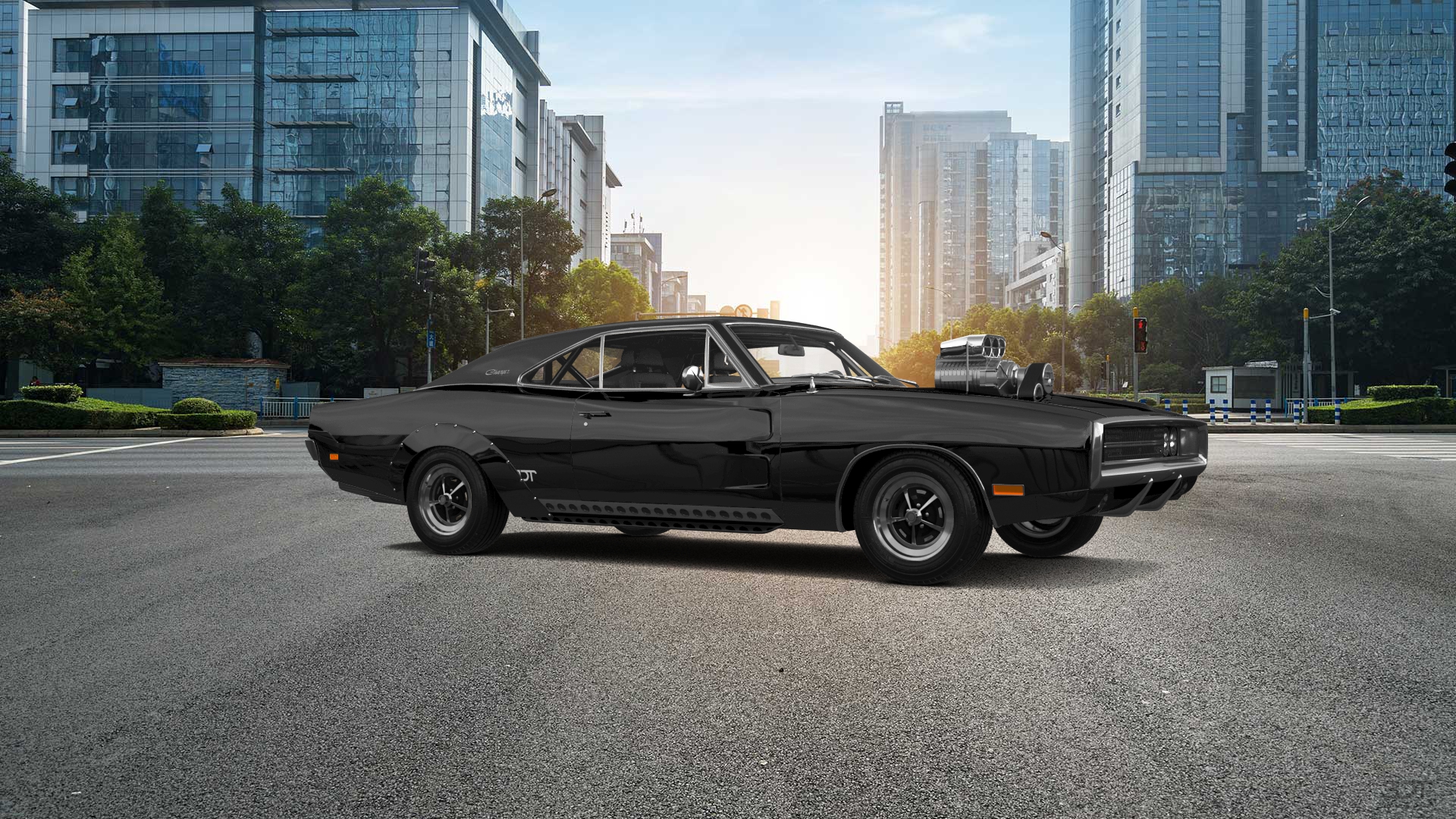 Modified Dodge Charger 1969 by Nathan Linn | 3DTuning