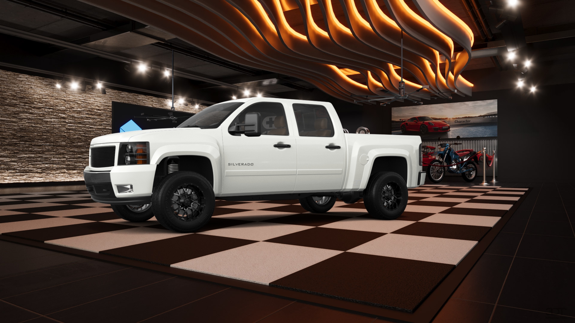Chevrolet Silverado 1500 Crew Cab 4 Door pickup truck 2007