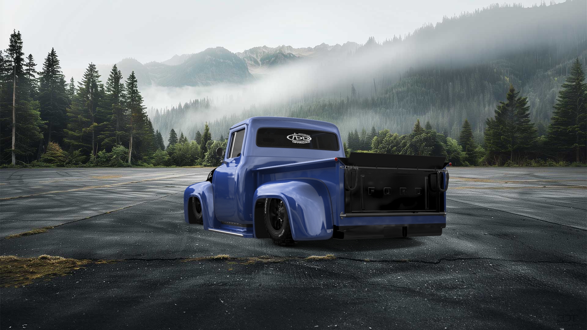 Ford F-100 2 Door truck 1956 tuning