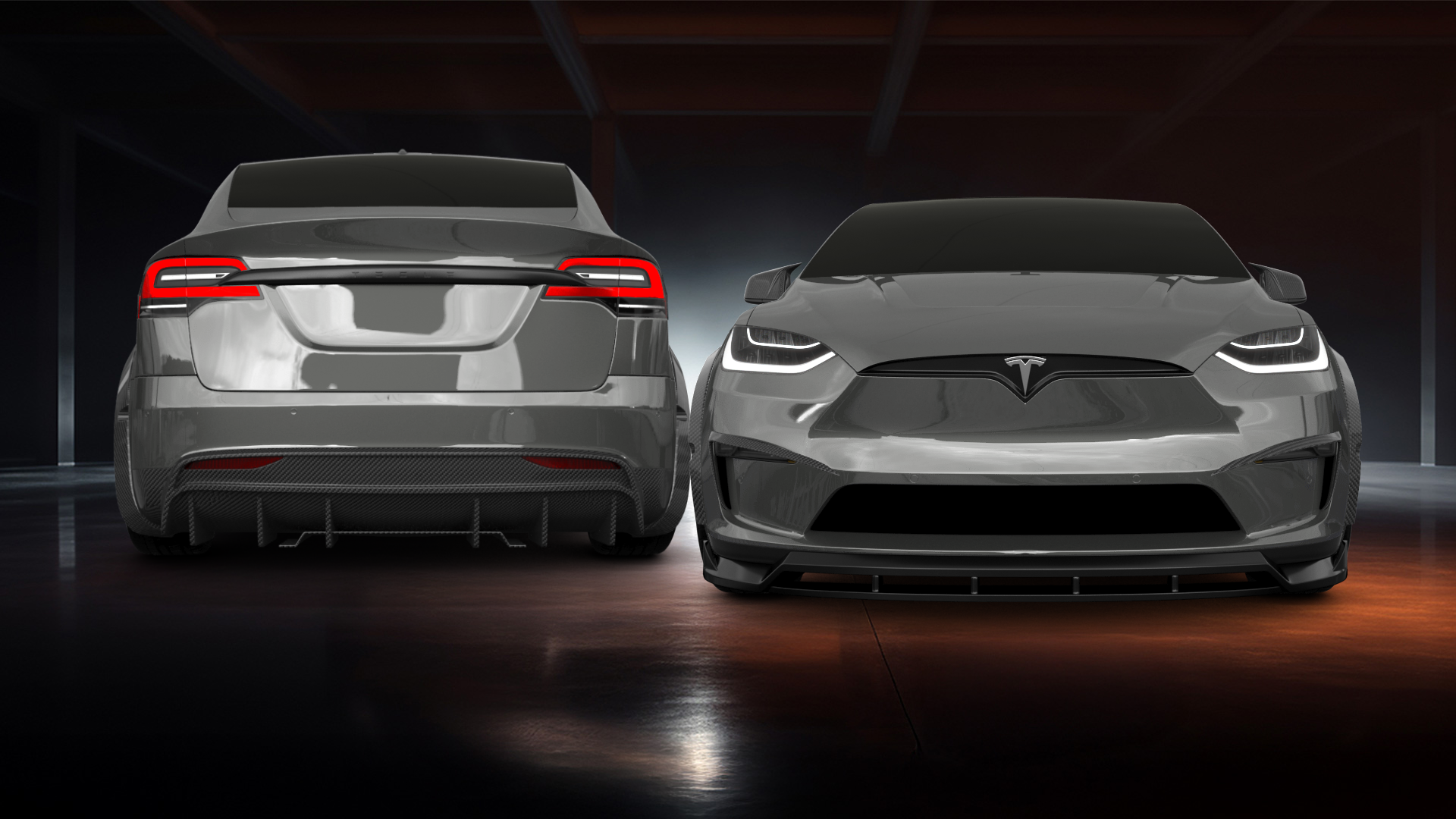 Tesla Model X 5 Door SUV 2024 tuning