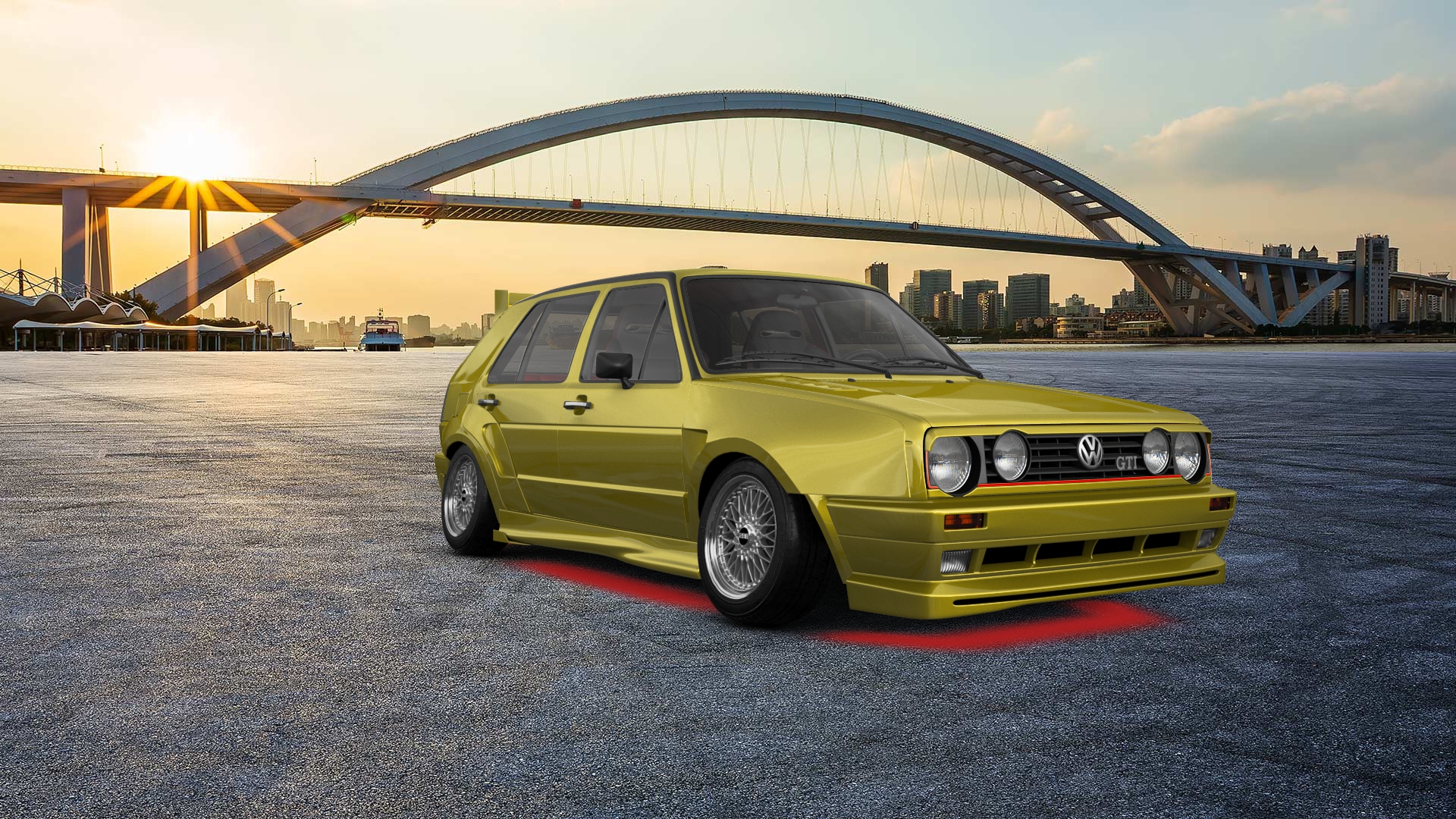 Volkswagen Golf Mk2 1983 — Vječni jahač s Lastova's build with 50