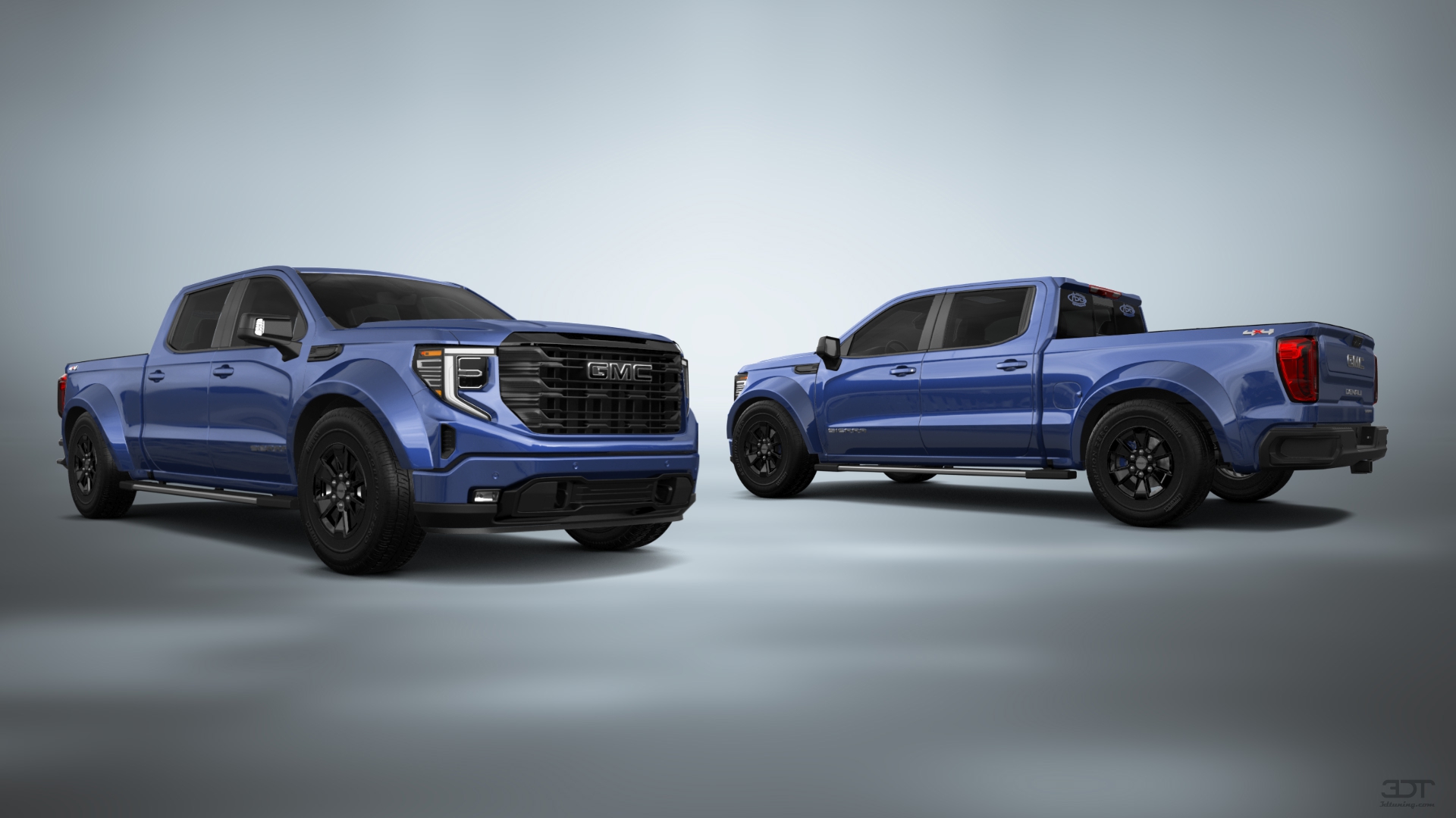 GMC Sierra 1500 Crew Cab 5.8 ft box 4 Door pickup truck 2023 tuning