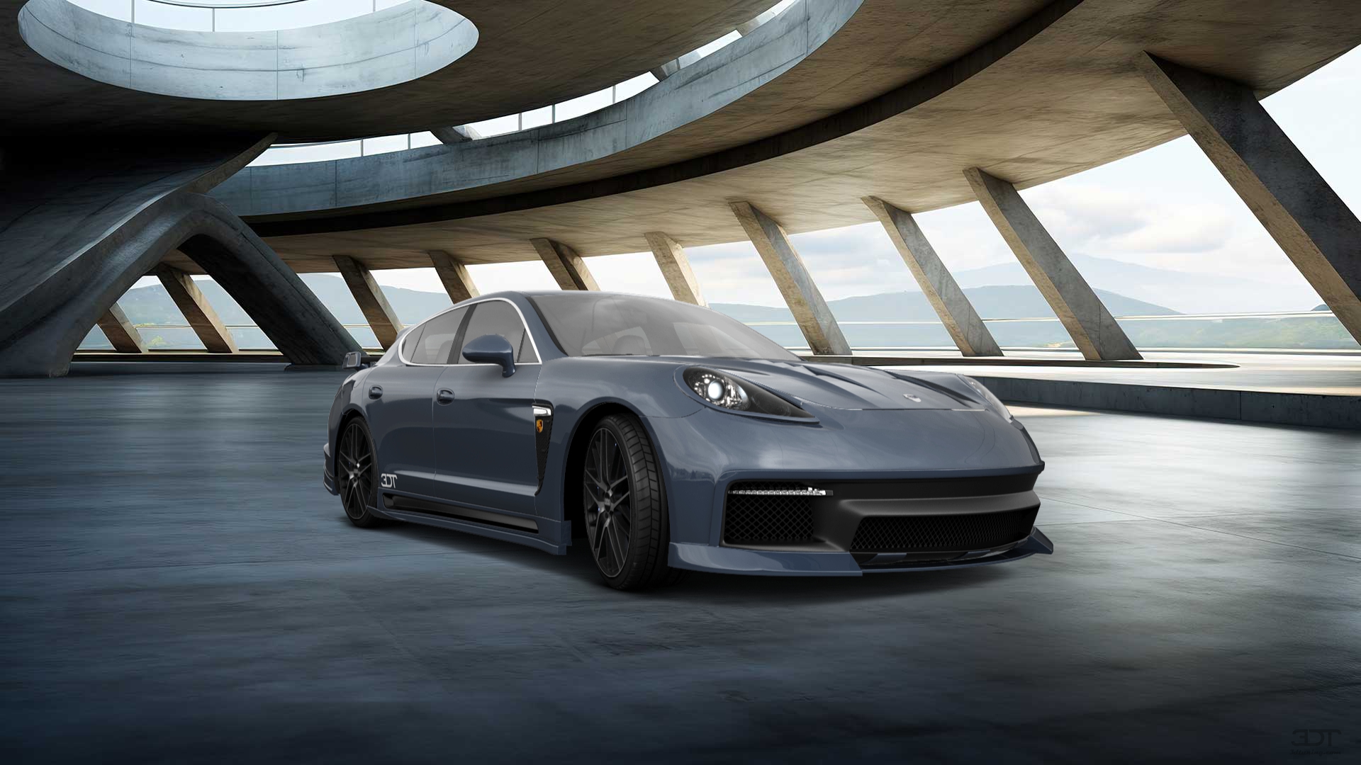 Porsche Panamera 4 door fastback saloon 2011 Images