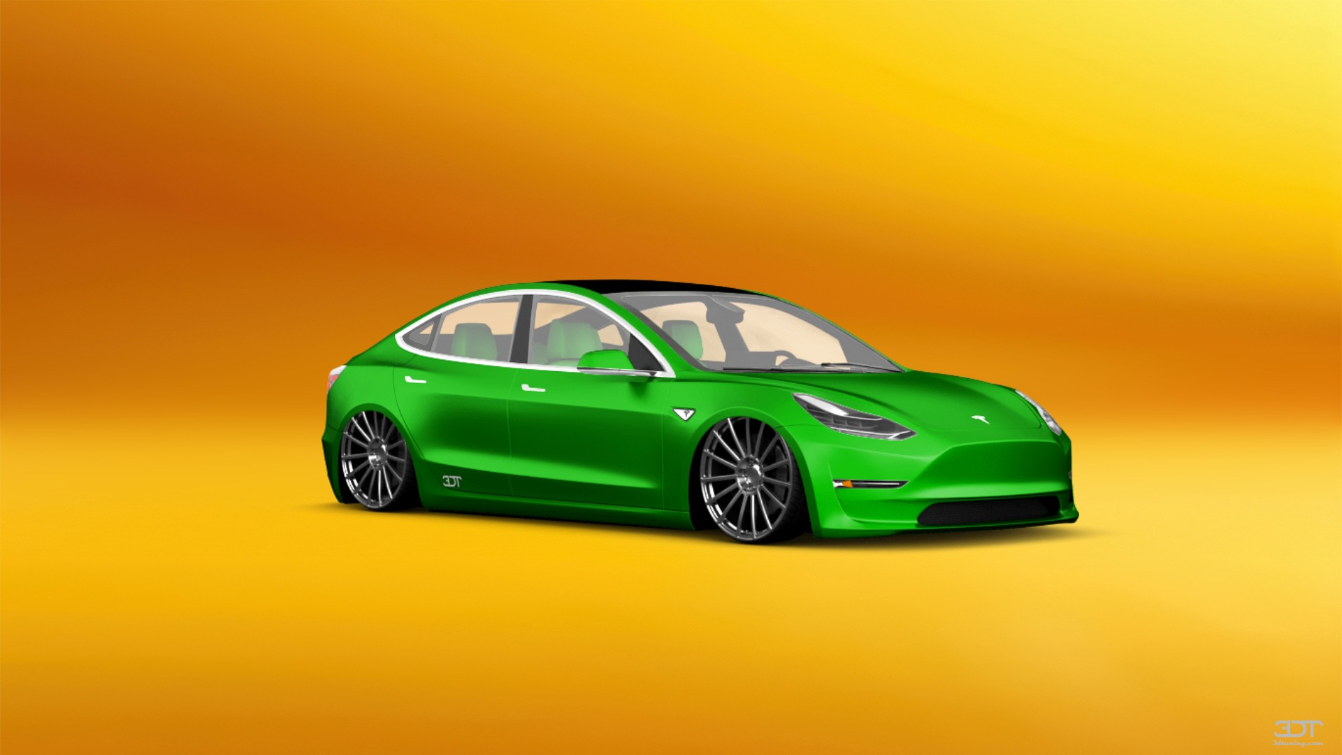 Tesla Model 3 4 door fastback saloon 2019 tuning