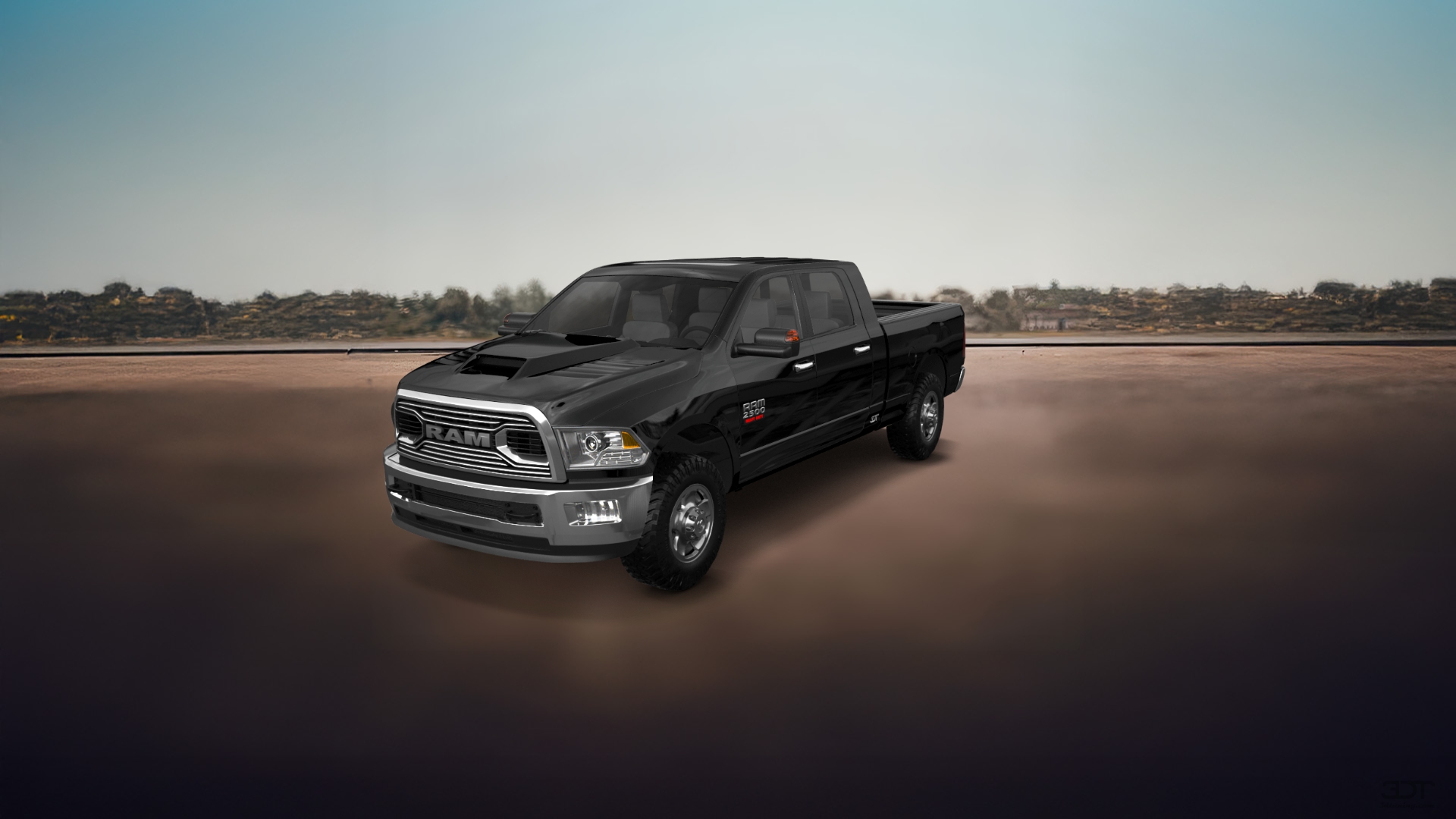 Dodge Ram 2500 Mega Cab 6.4 ft box 4 Door pickup truck 2010 tuning