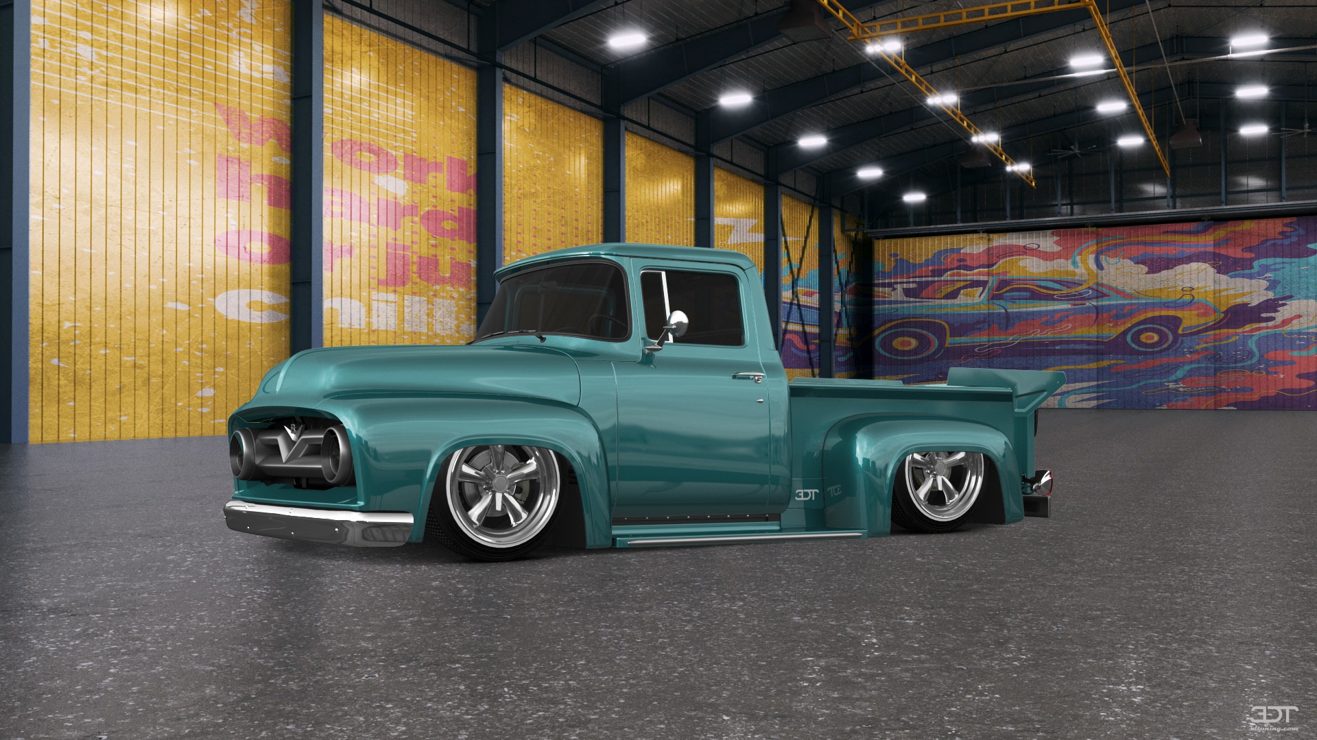 Ford F-100 2 Door truck 1956 Images