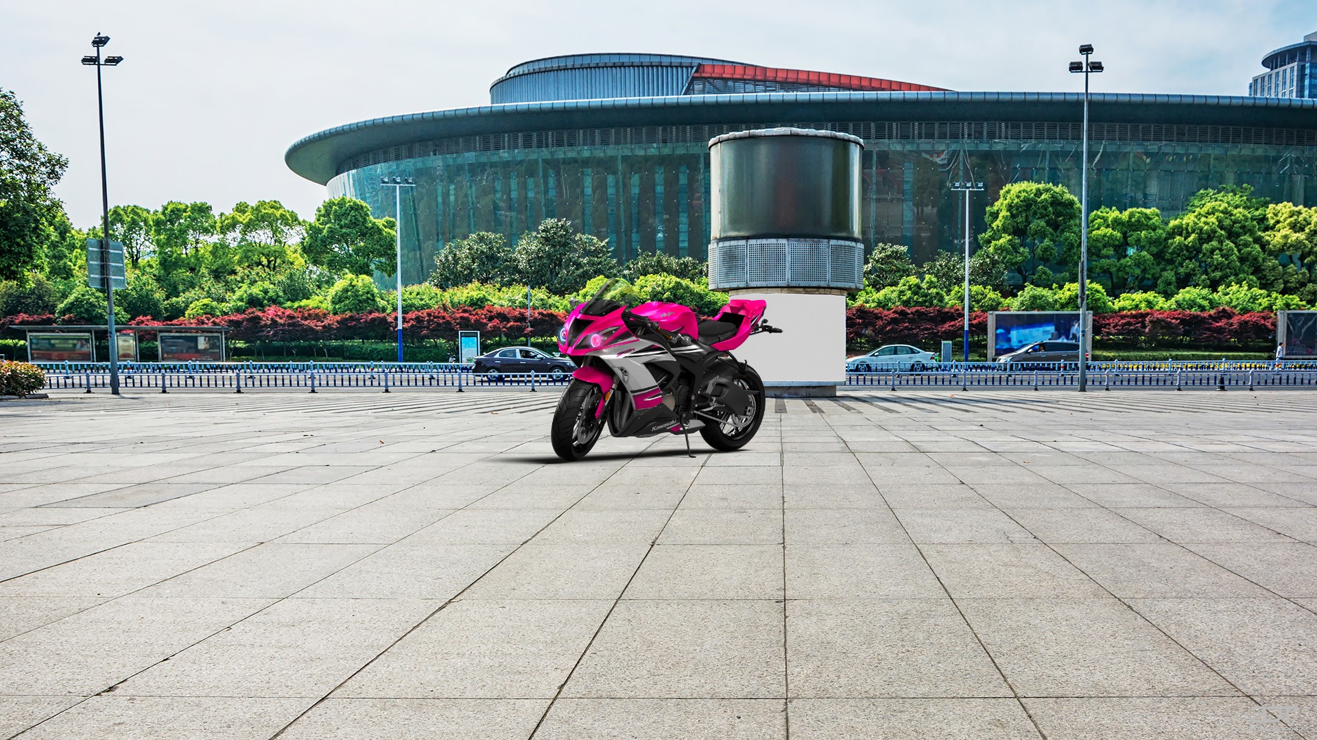 Kawasaki Ninja ZX 6R Sport Bike 2015 tuning