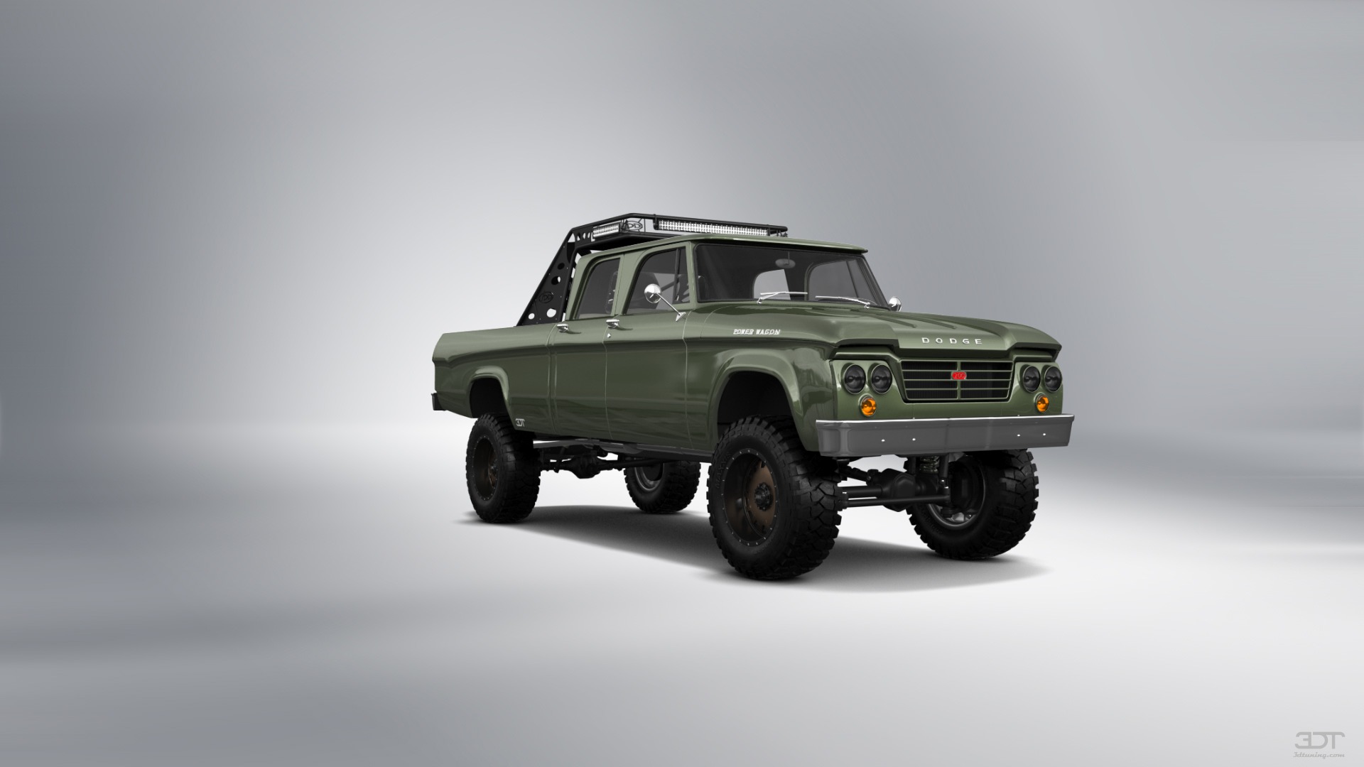 Dodge Power Wagon 4 Door pickup truck 1964 tuning