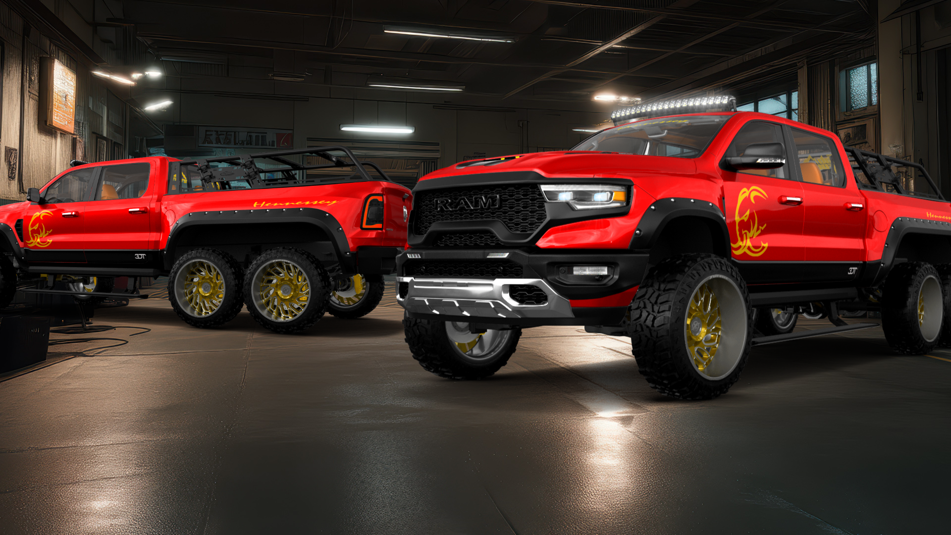 Dodge Ram Hennessey Mammoth 6X6 Truck 2021 tuning