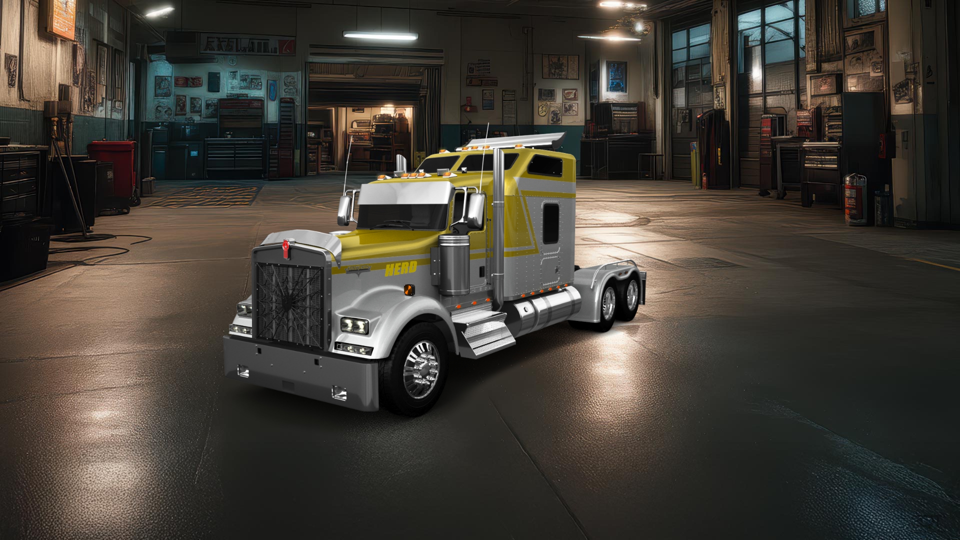 Kenworth W900 Sleeper Cab Truck 2015 tuning