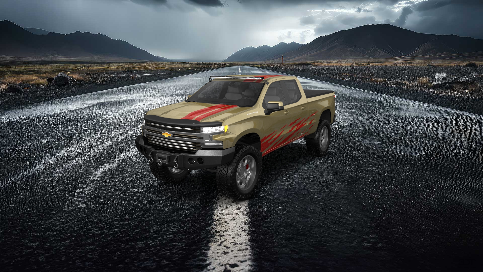 Chevrolet Silverado 1500 6.6 ft box 4 Door pickup truck 2021
