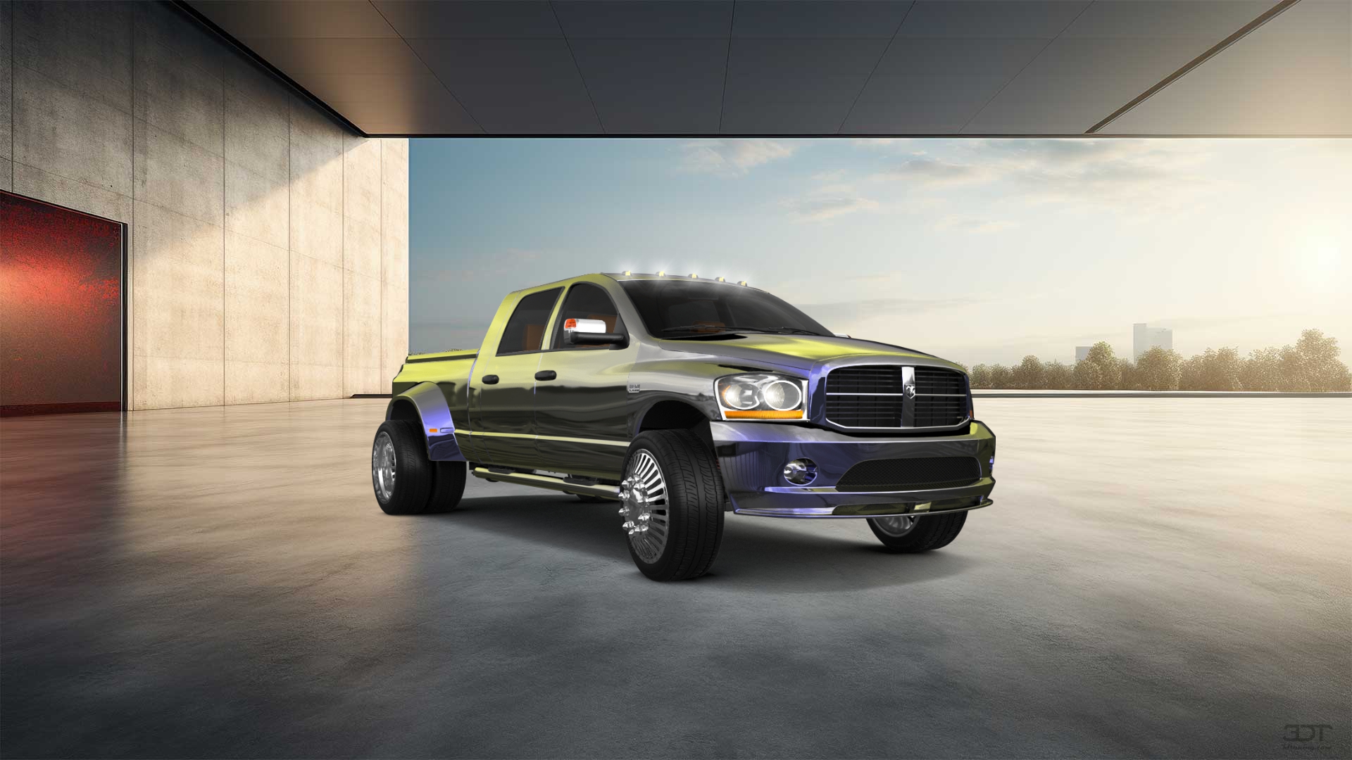 Dodge Ram 3500 Dually 4 Door pickup truck 2007