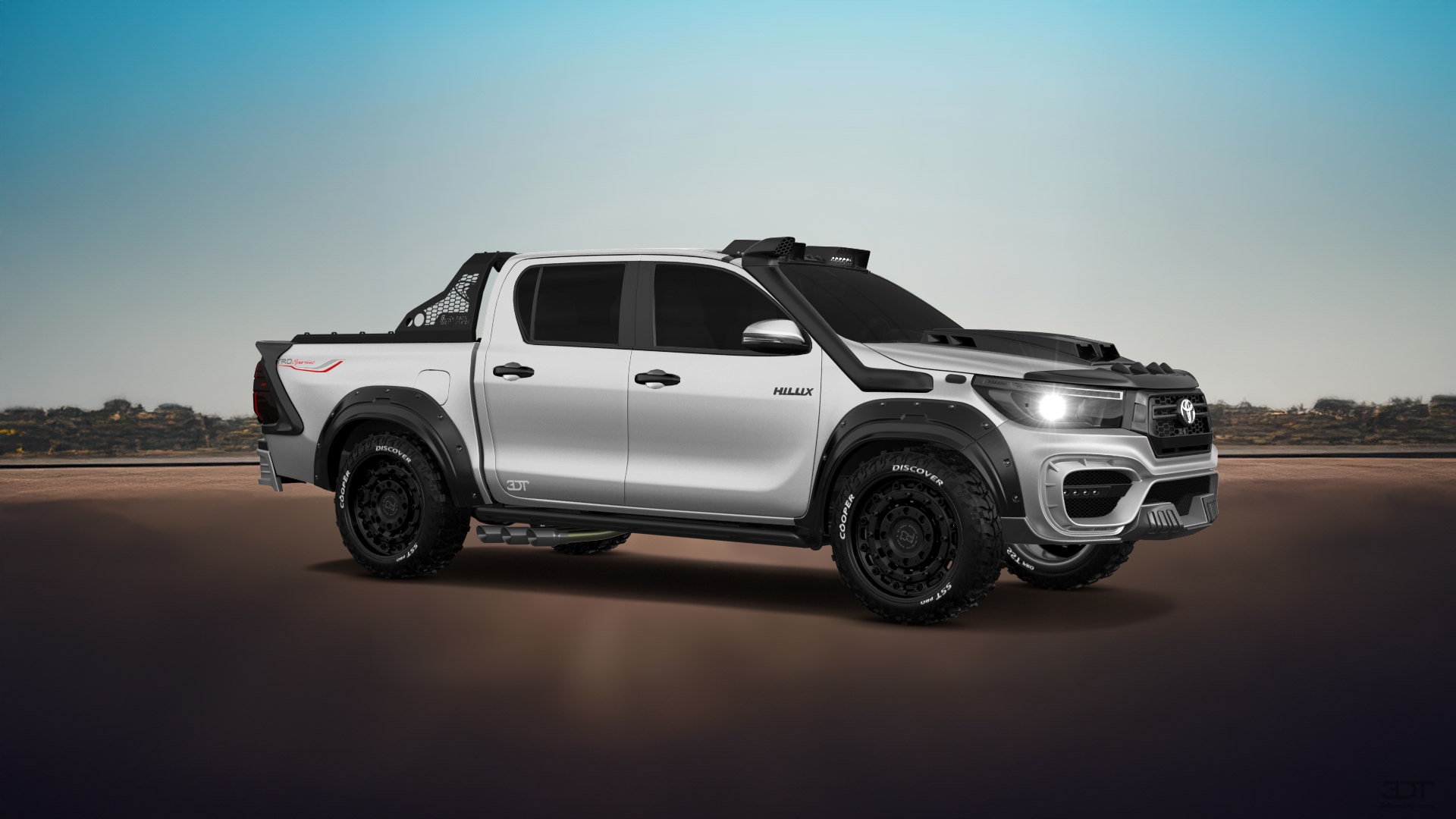 Toyota Hilux Double Cab 4 Door pickup truck 2015 tuning