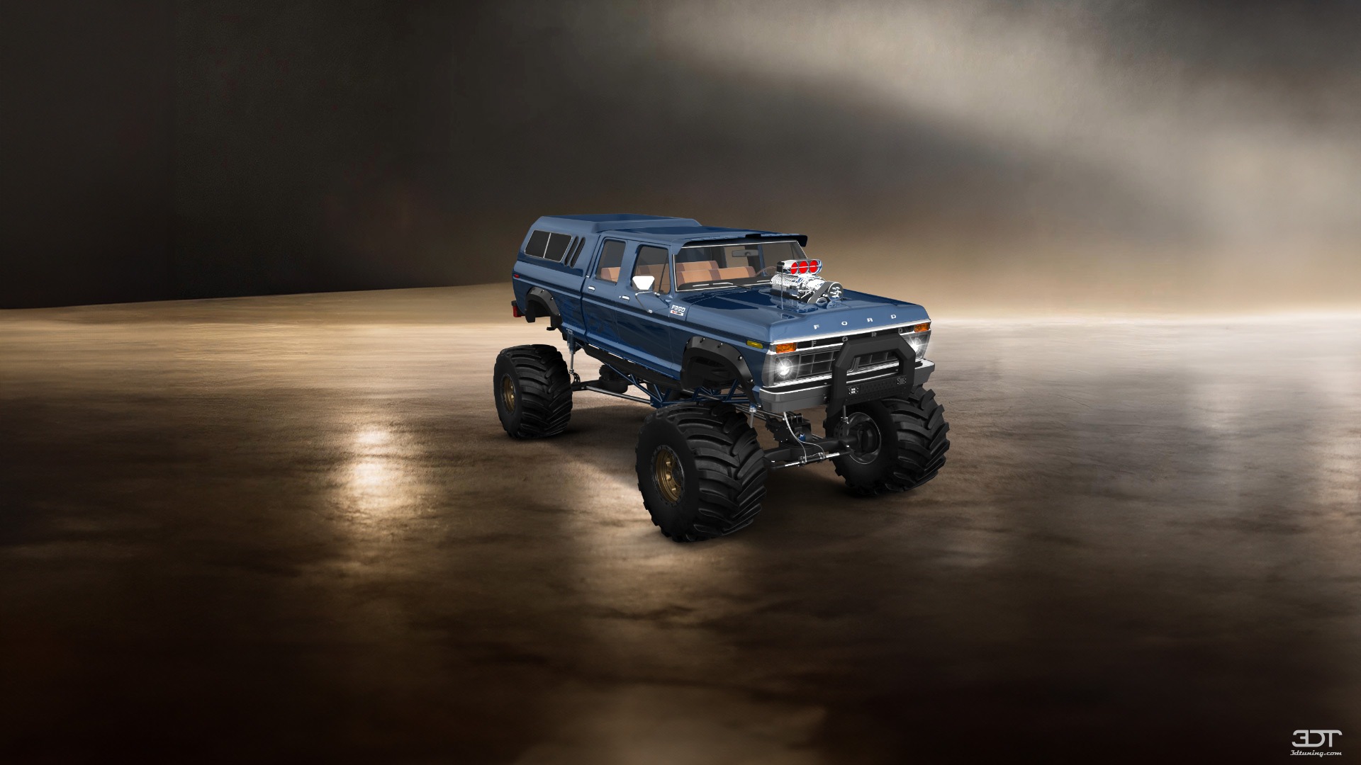 Ford F-350 Dually 4 Door pickup truck 1973 tuning