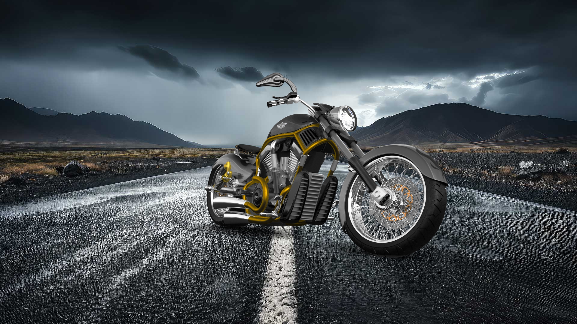 Harley-Davidson Custom Chopper Cruiser 2011