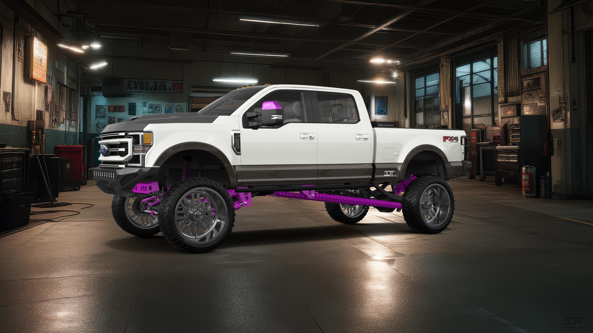 Ford F-250 4 Door pickup truck 2021 tuning