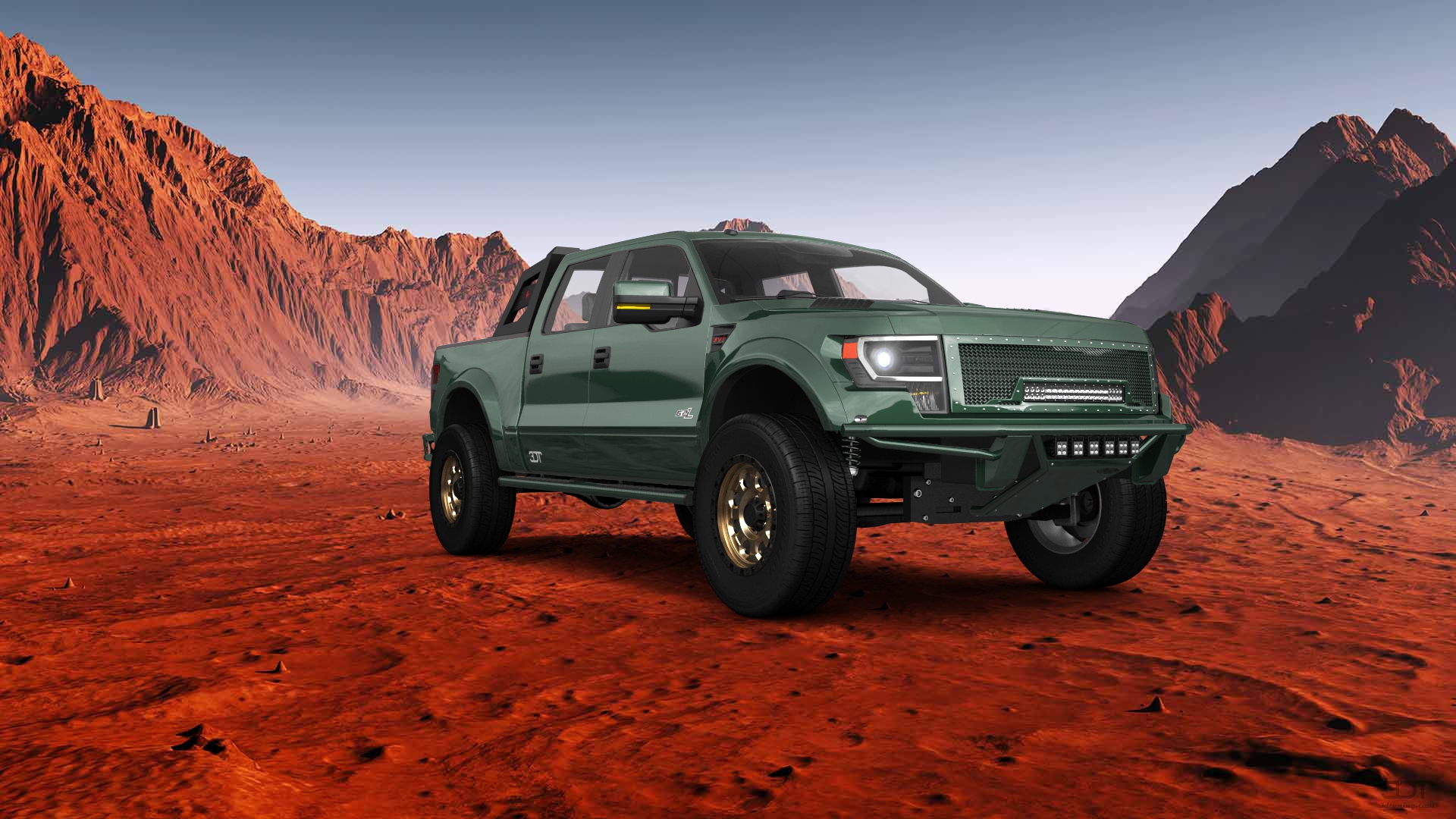 Ford F-150 SVT Raptor 4 Door pickup truck 2013 tuning
