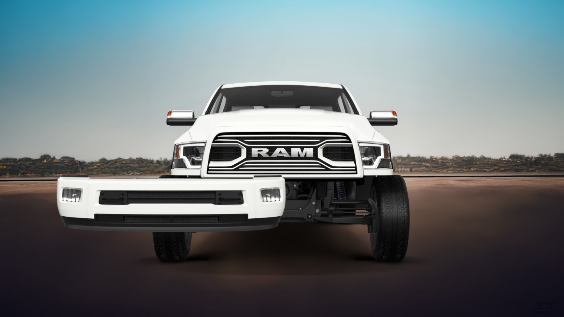 Dodge Ram 2500 Mega Cab 6.4 ft box 4 Door pickup truck 2010 tuning