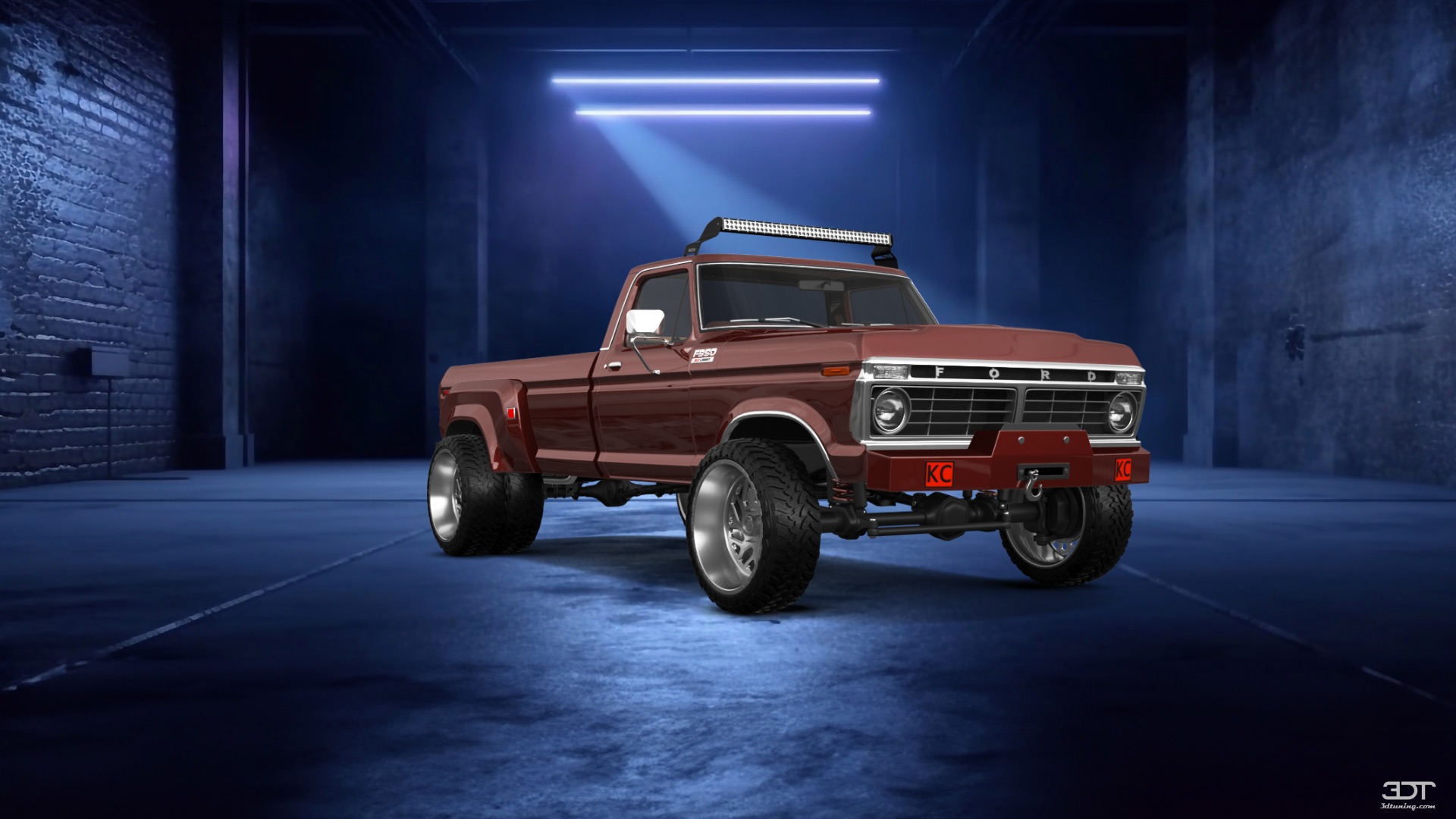 Ford F-350 Dually 2 Door pickup truck 1974 tuning