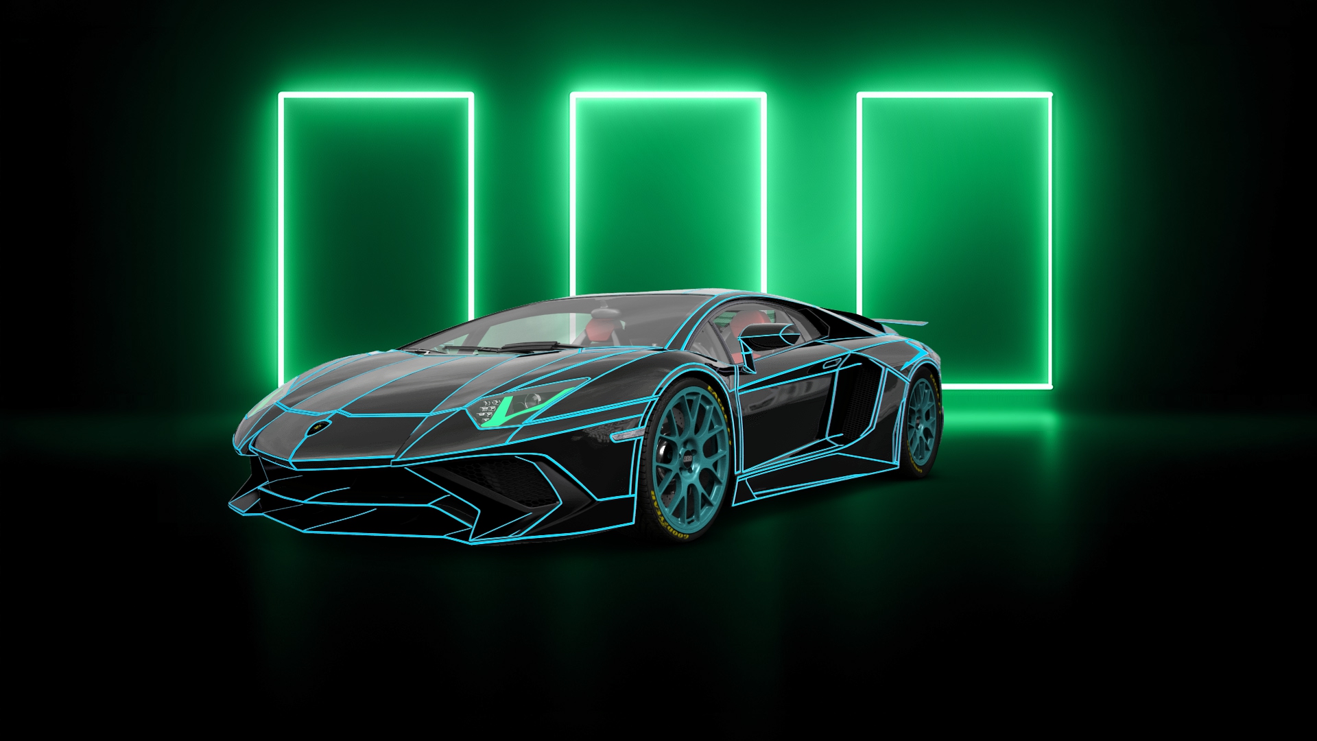 Lamborghini Aventador 2 Door Coupe 2012 tuning