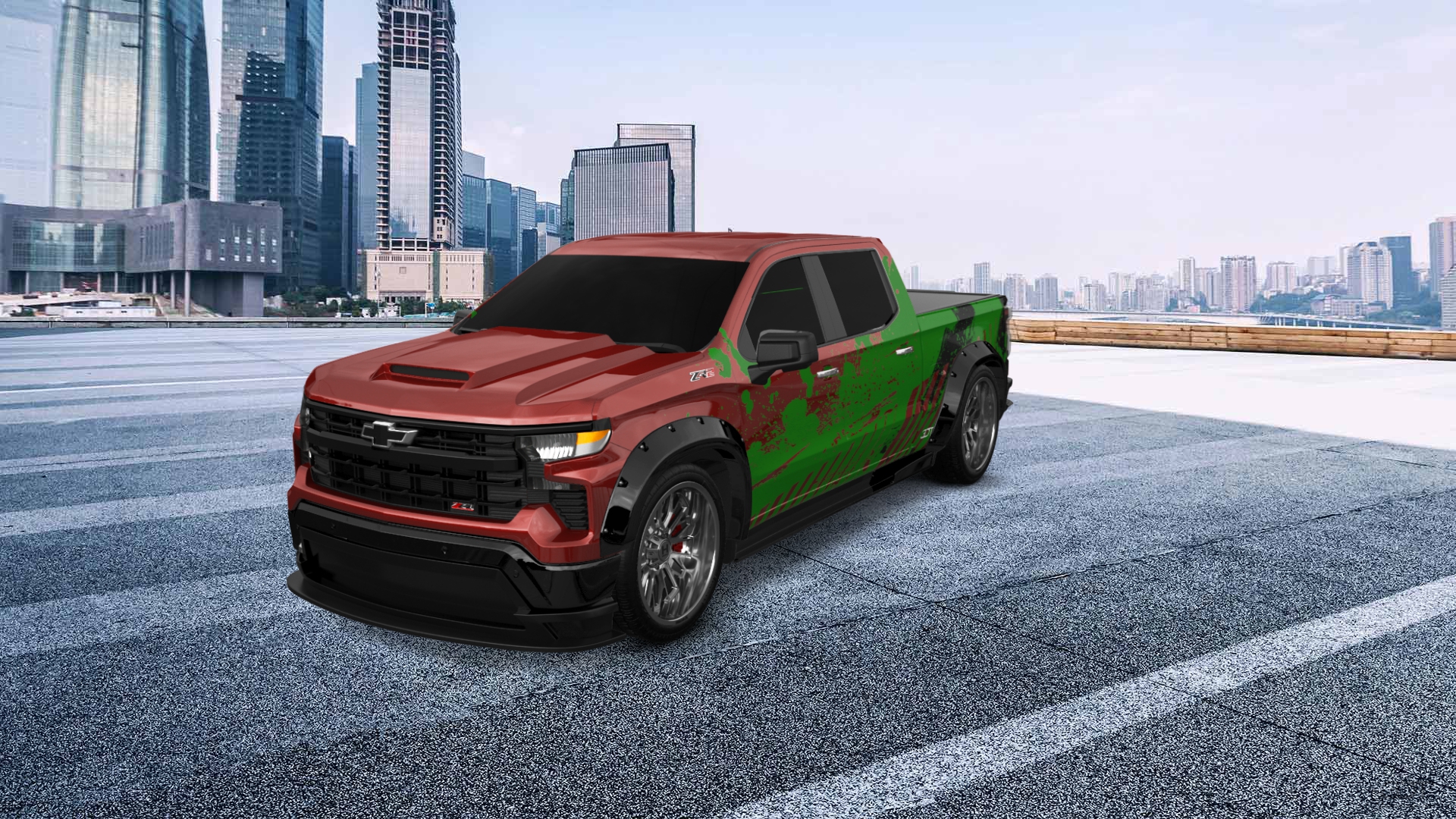 Chevrolet Silverado 1500 Crew Cab 5.8 ft box 4 Door pickup truck 2023