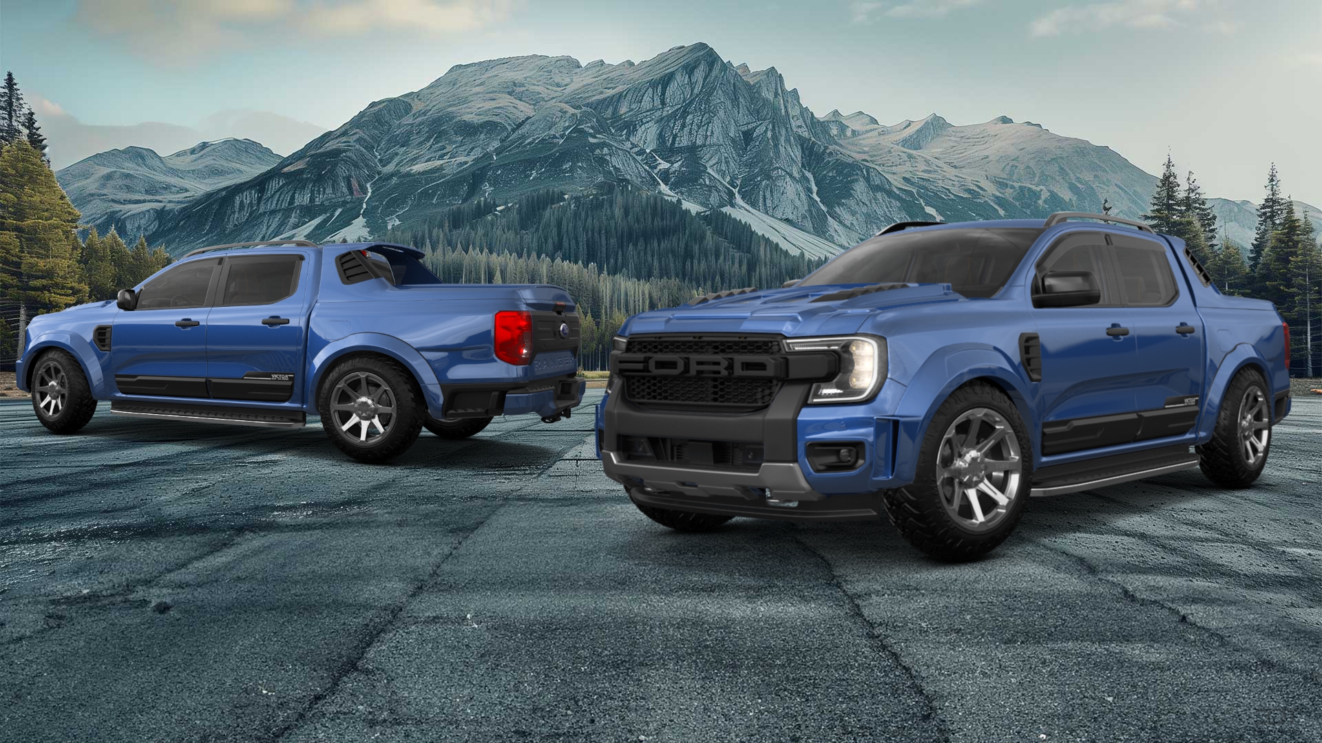 Ford Ranger 4 Door pickup truck 2022