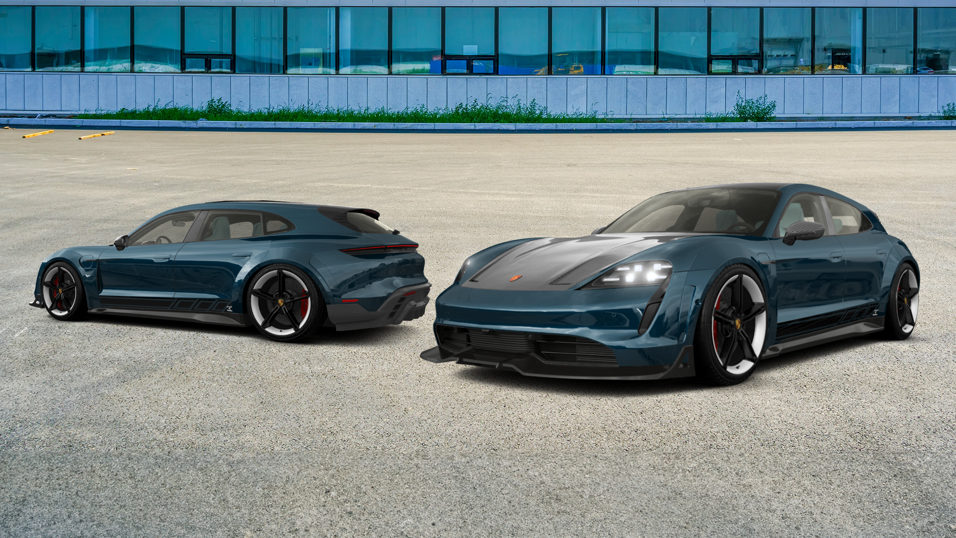 Porsche Taycan Sport Turismo Shooting Brake 2019 tuning