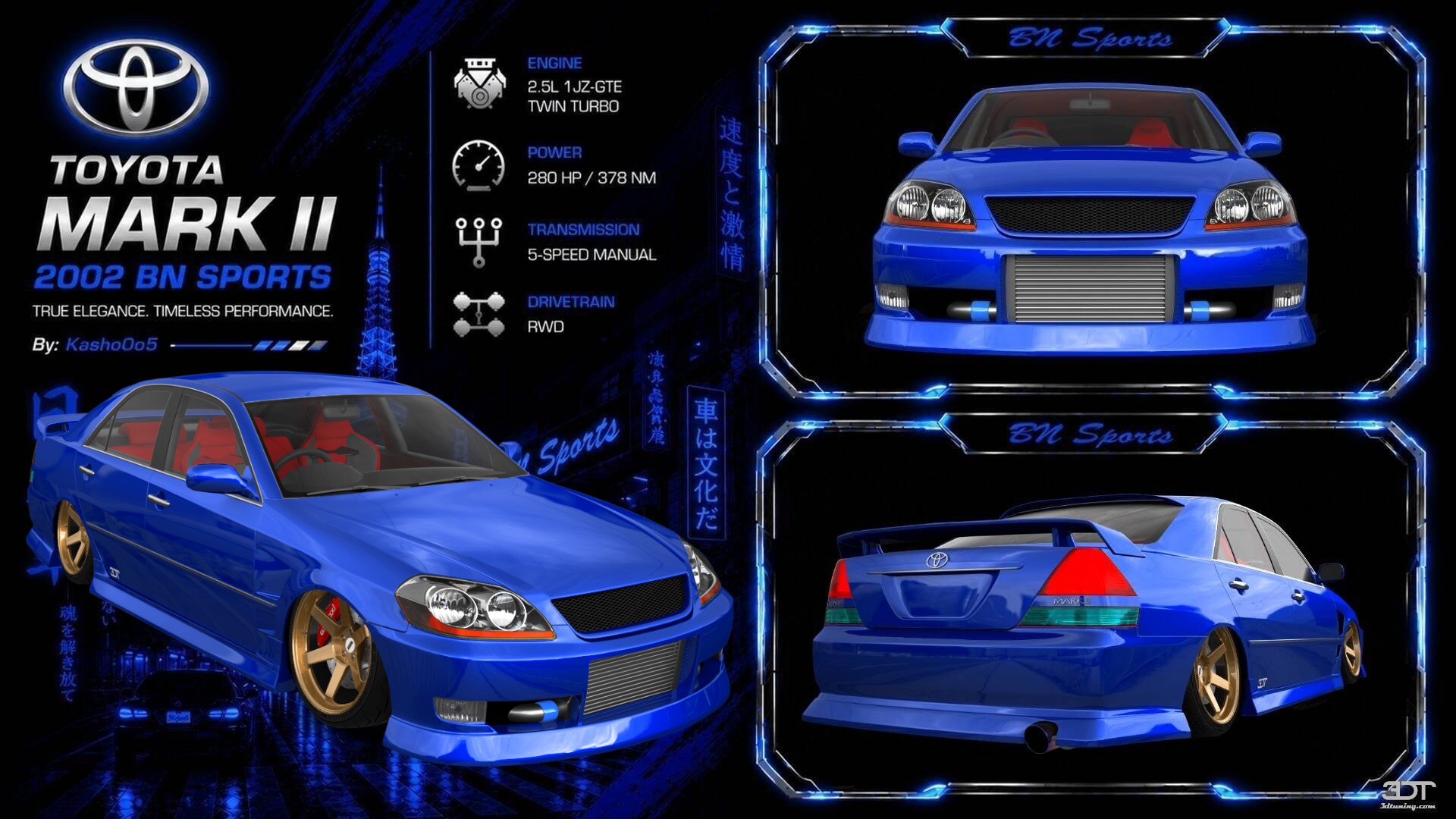 Toyota Mark II 4 Door Saloon 2002
