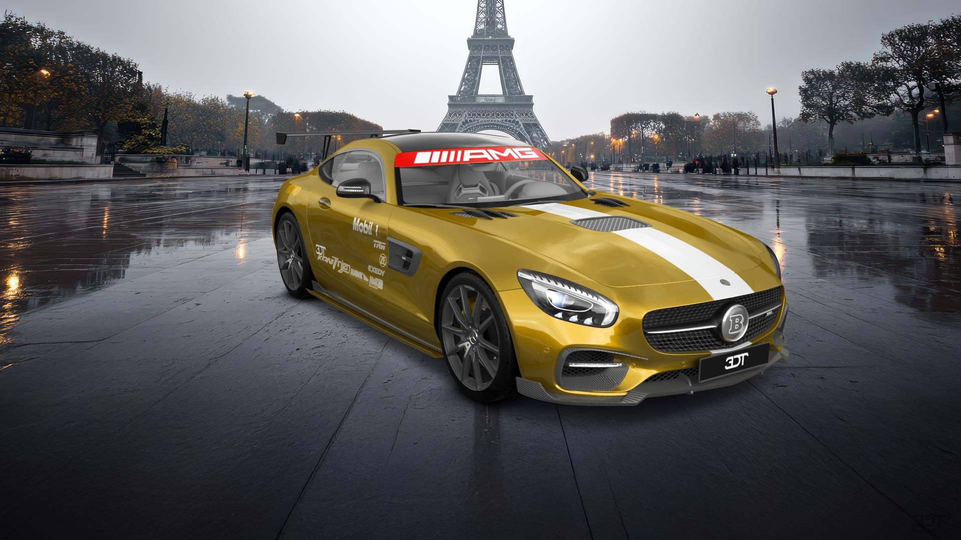 Mercedes AMG GT 2 door fastback coupe 2015 tuning