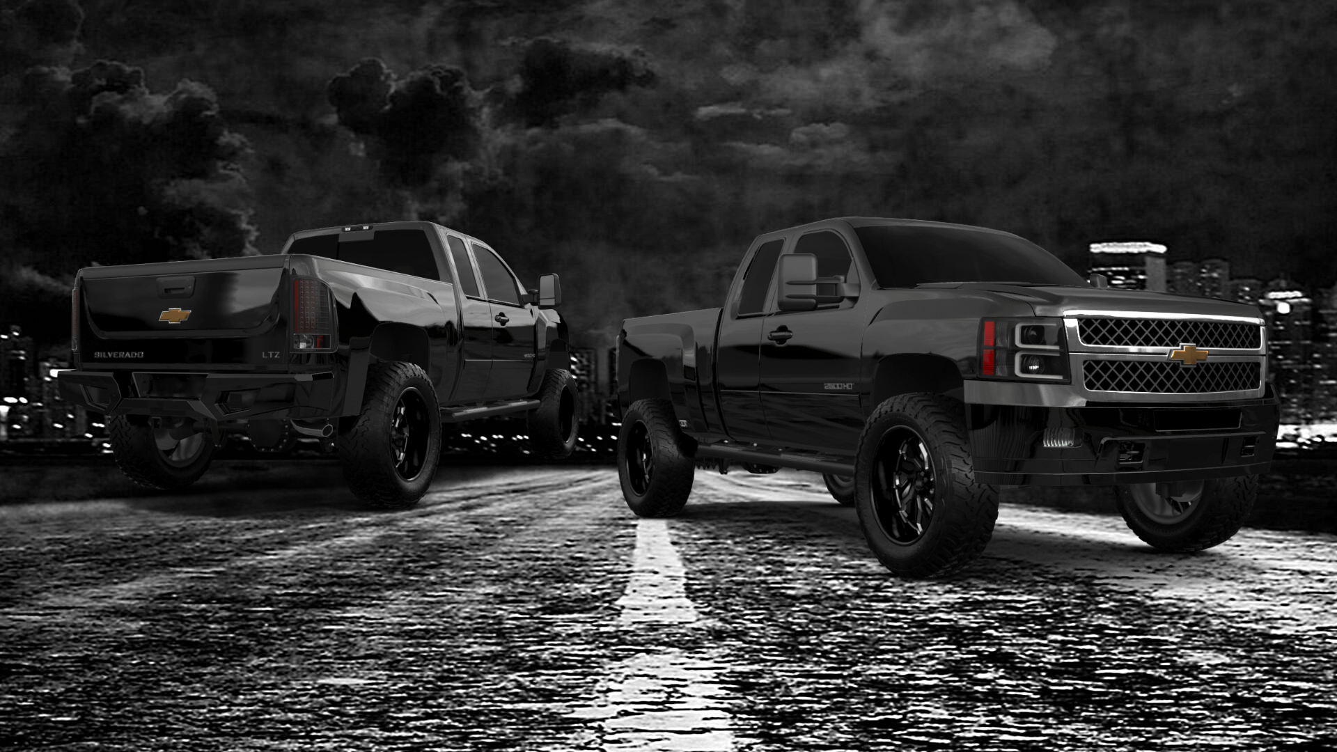 Chevrolet Silverado 2500 HD Extended Cab Pickup Truck 2007