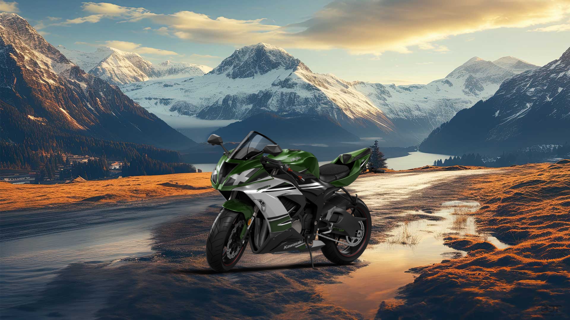 Kawasaki Ninja ZX 6R Sport Bike 2015 tuning