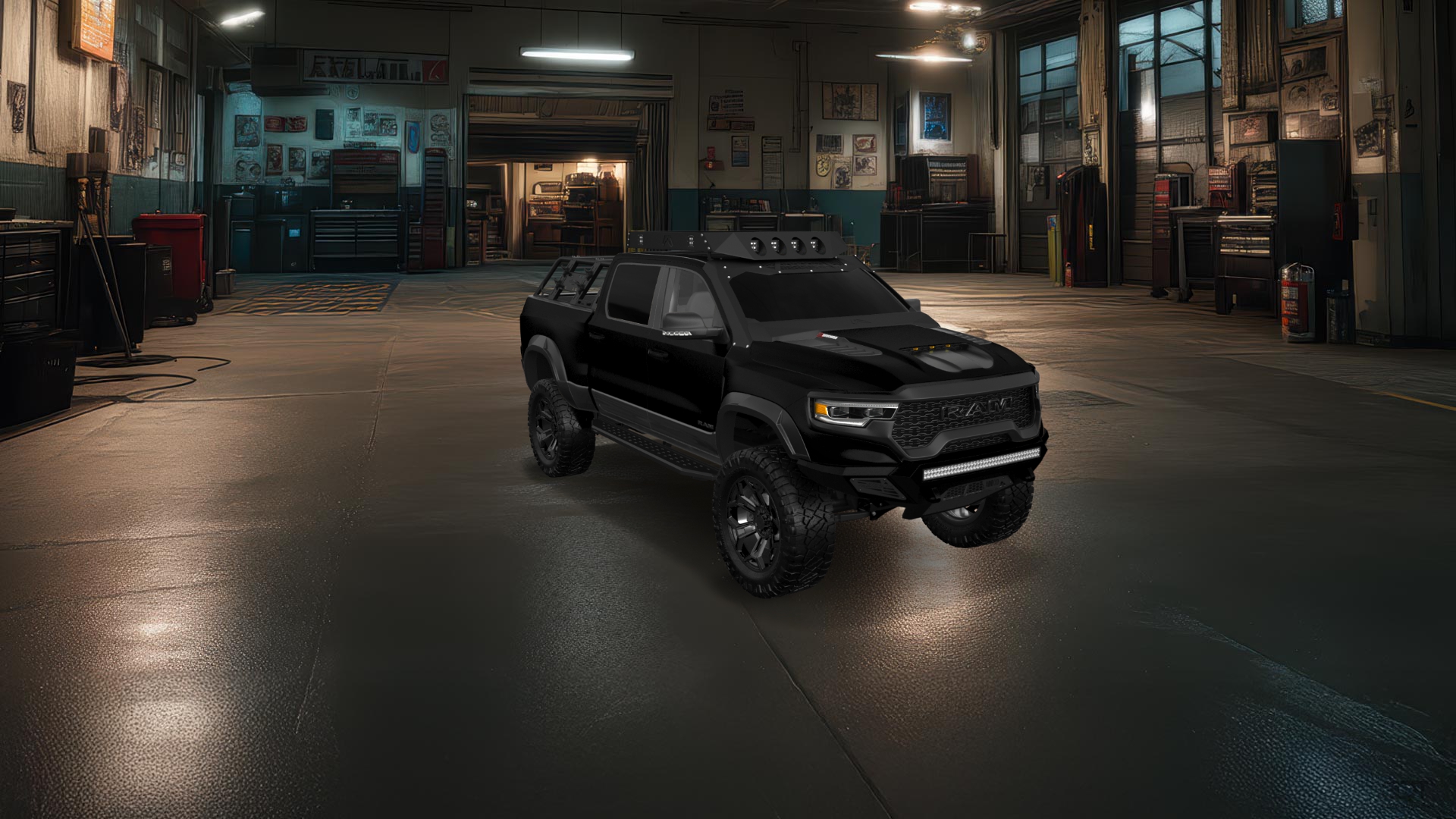 Dodge Ram 1500 TRX 4 Door pickup truck 2021 tuning