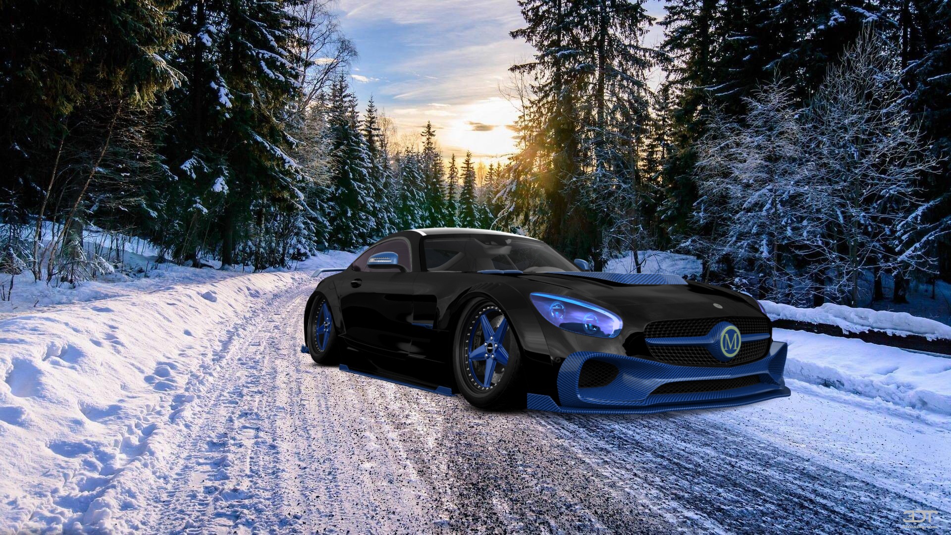 Mercedes AMG GT 2 door fastback coupe 2015 tuning