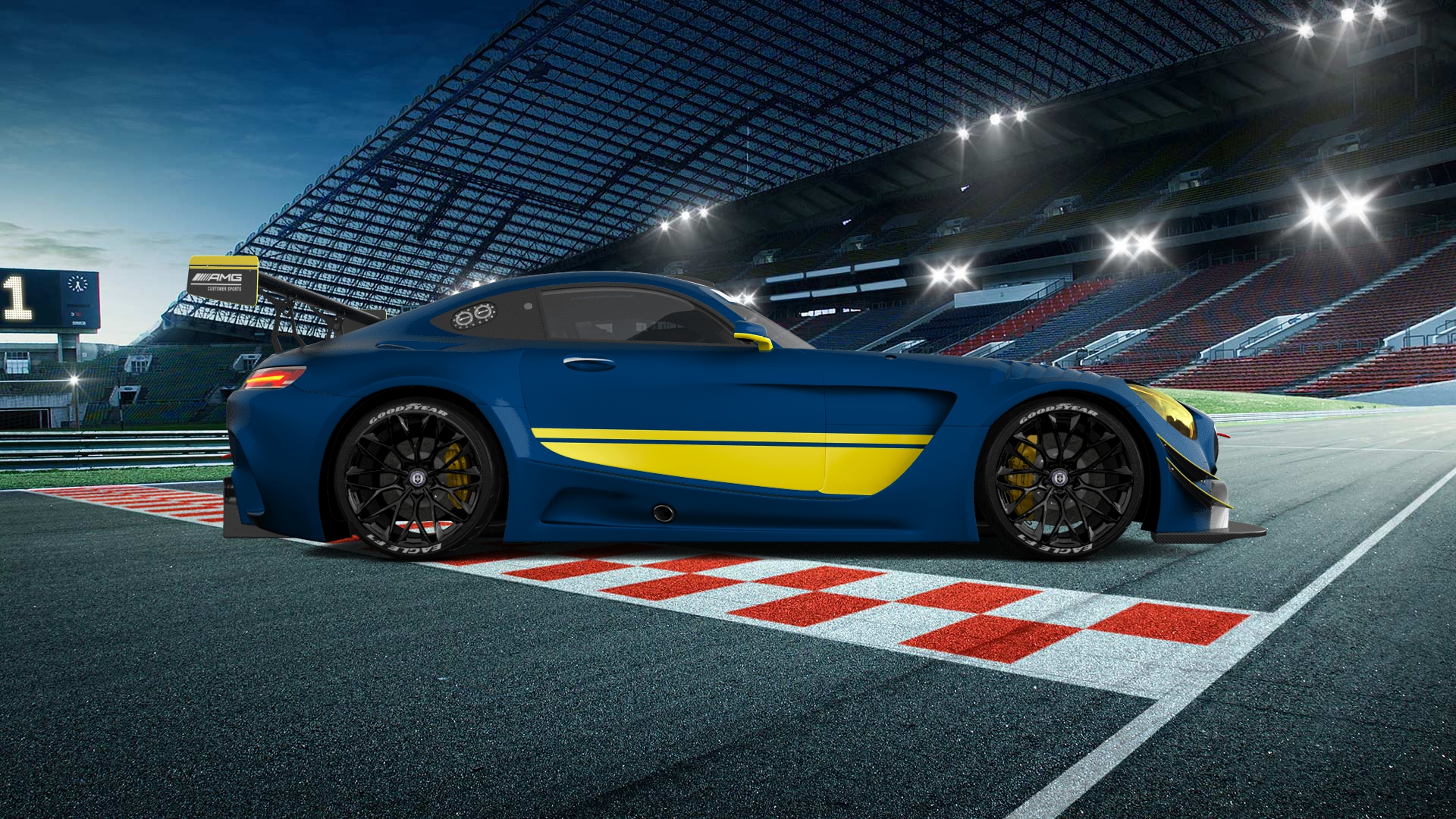 Mercedes AMG GT 2 door fastback coupe 2015 tuning