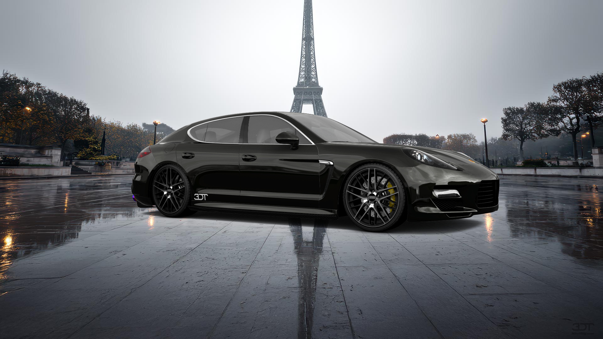 Porsche Panamera 4 door fastback saloon 2011 Bilder