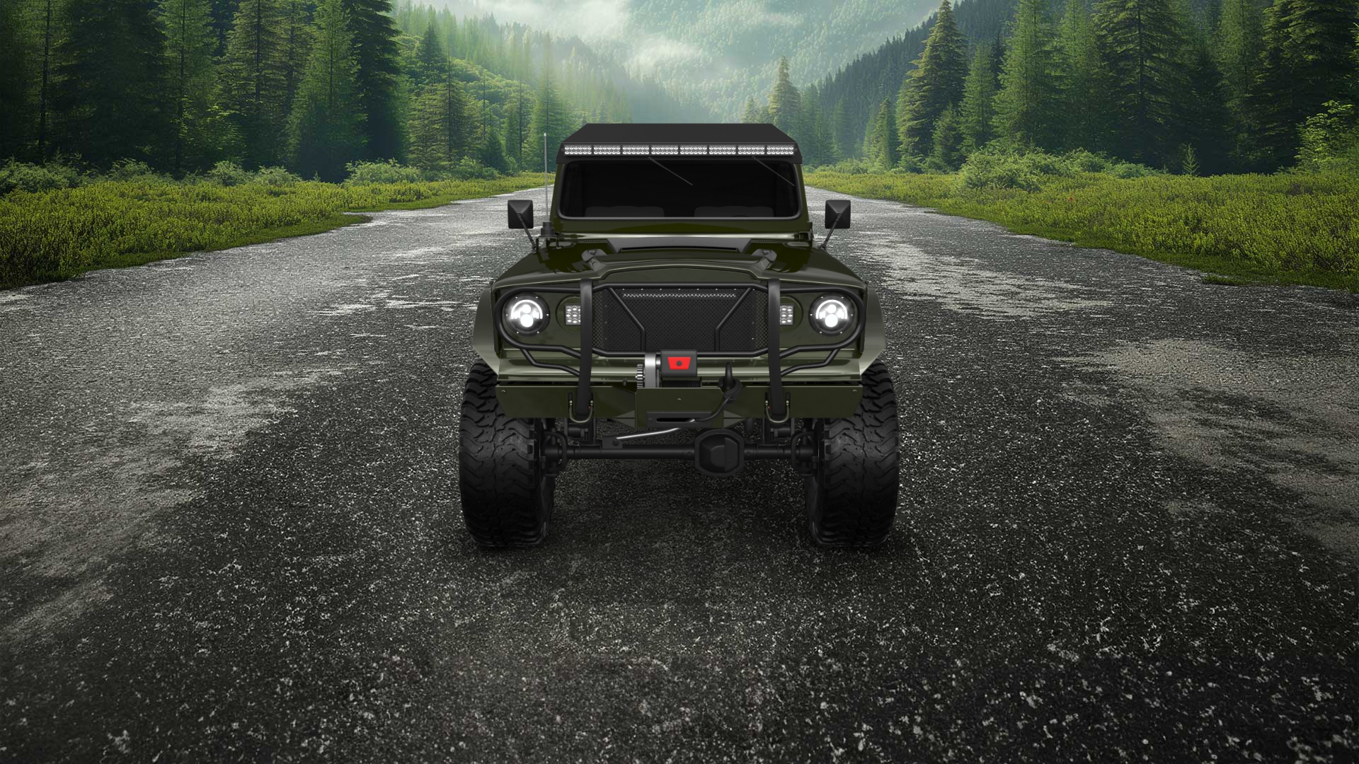 Jeep Kaiser M715 2 Door pickup truck 1968 tuning