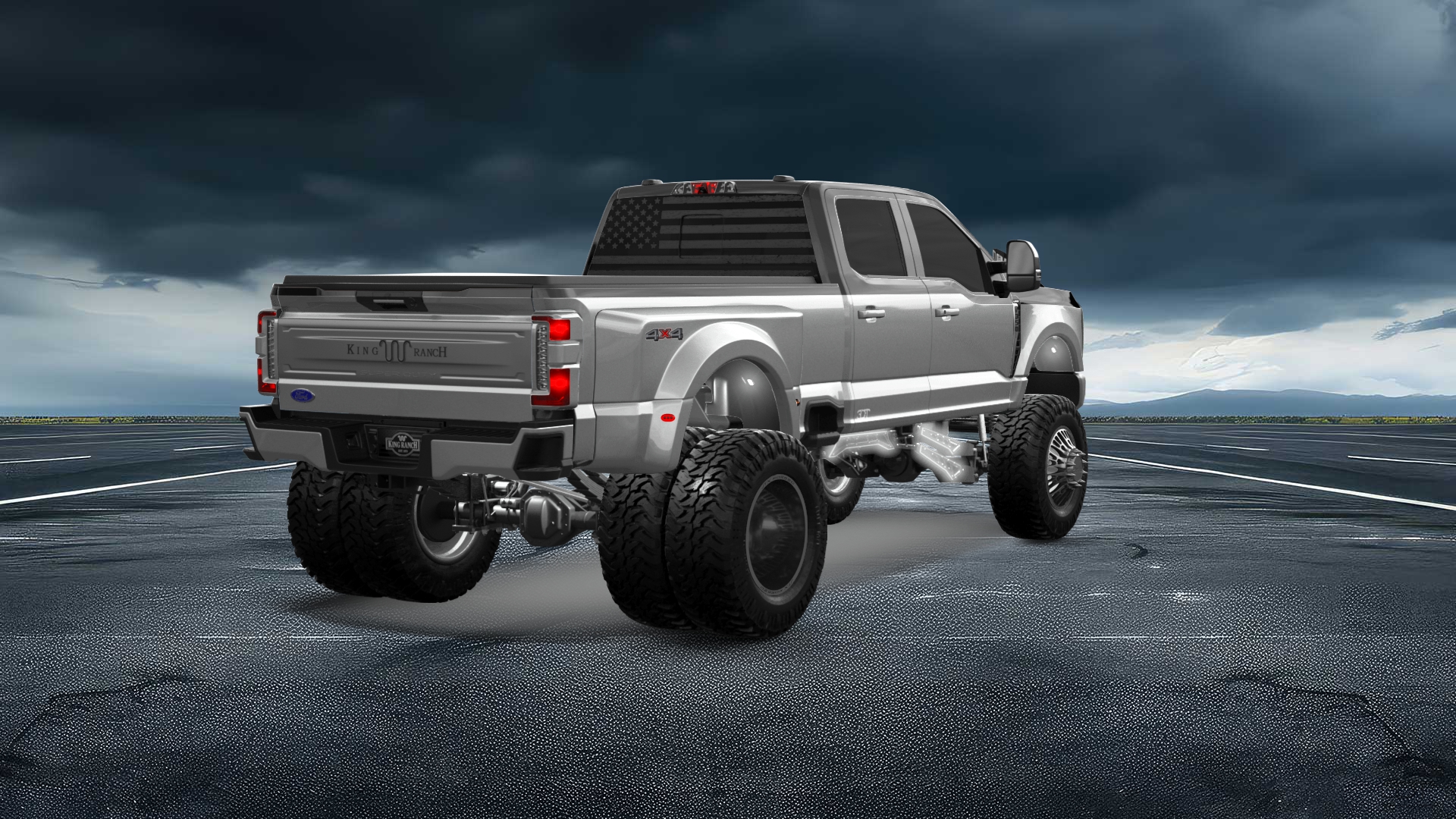 Ford F-350 DRW Crew Cab 4 Door pickup truck 2023 tuning