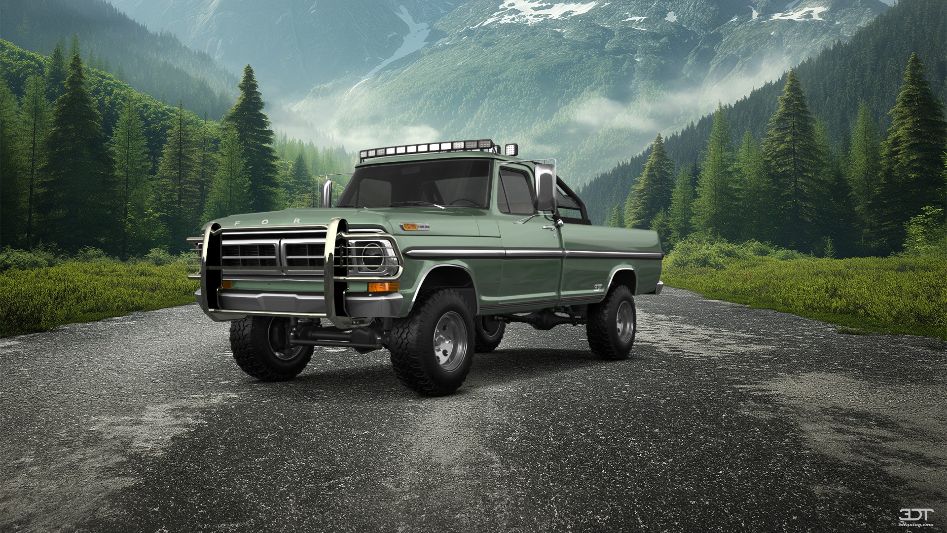 Ford F-250 2 Door pickup truck 1971