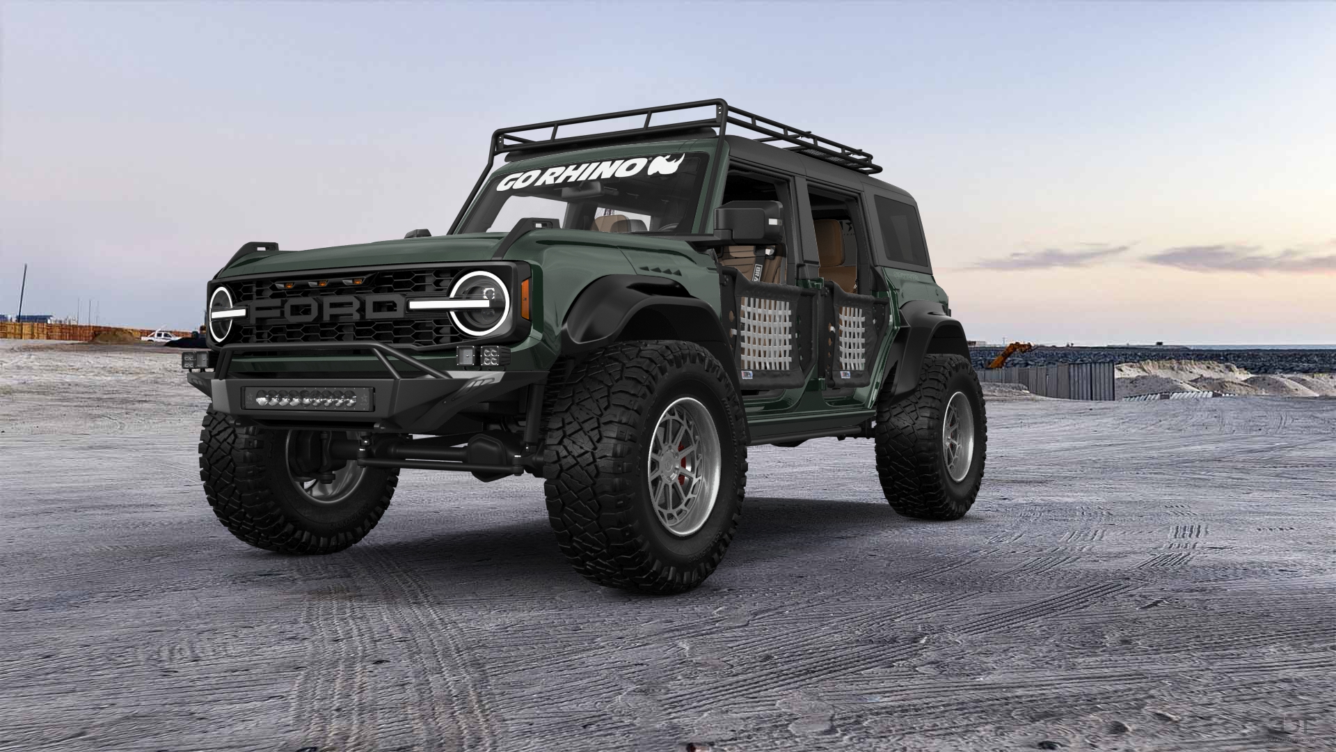 Ford Bronco Raptor 4 Door pickup truck 2022 tuning