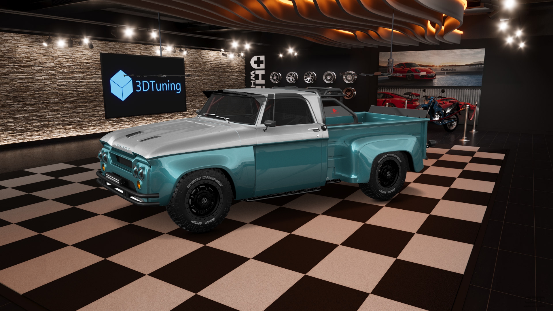 Dodge D-100 Stepside 2 Door pickup truck 1961