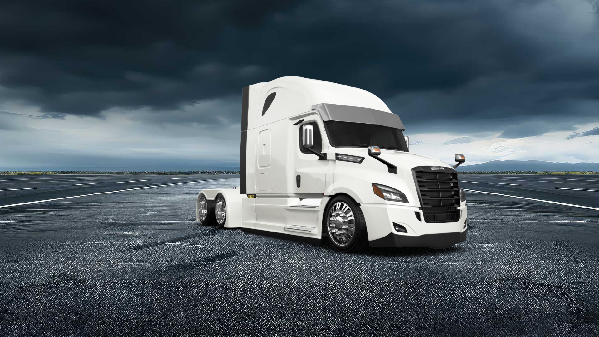 Freightliner Cascadia Sleeper Cab Truck 2018 tuning