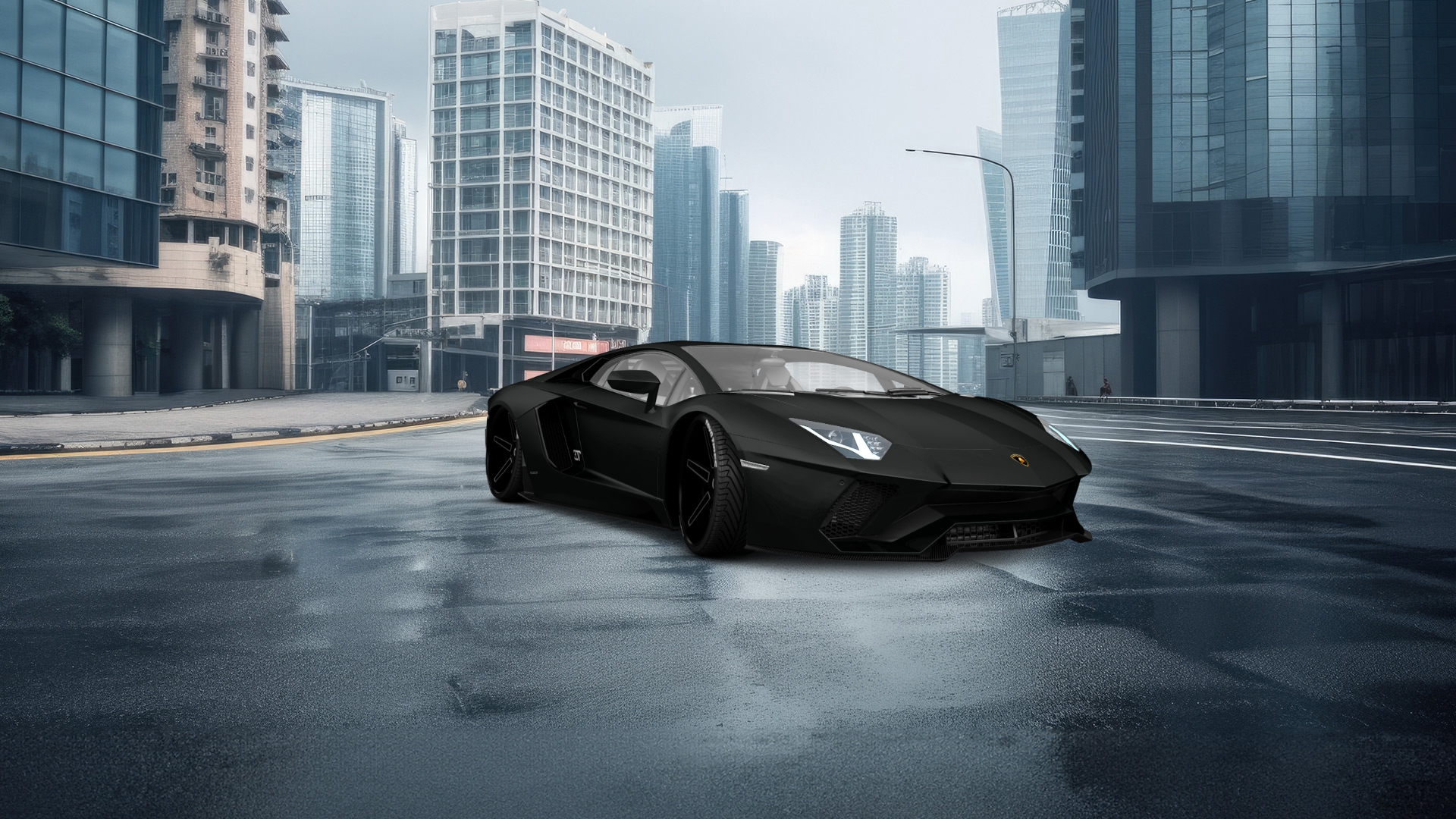 Lamborghini Aventador 2 Door Coupe 2012 tuning