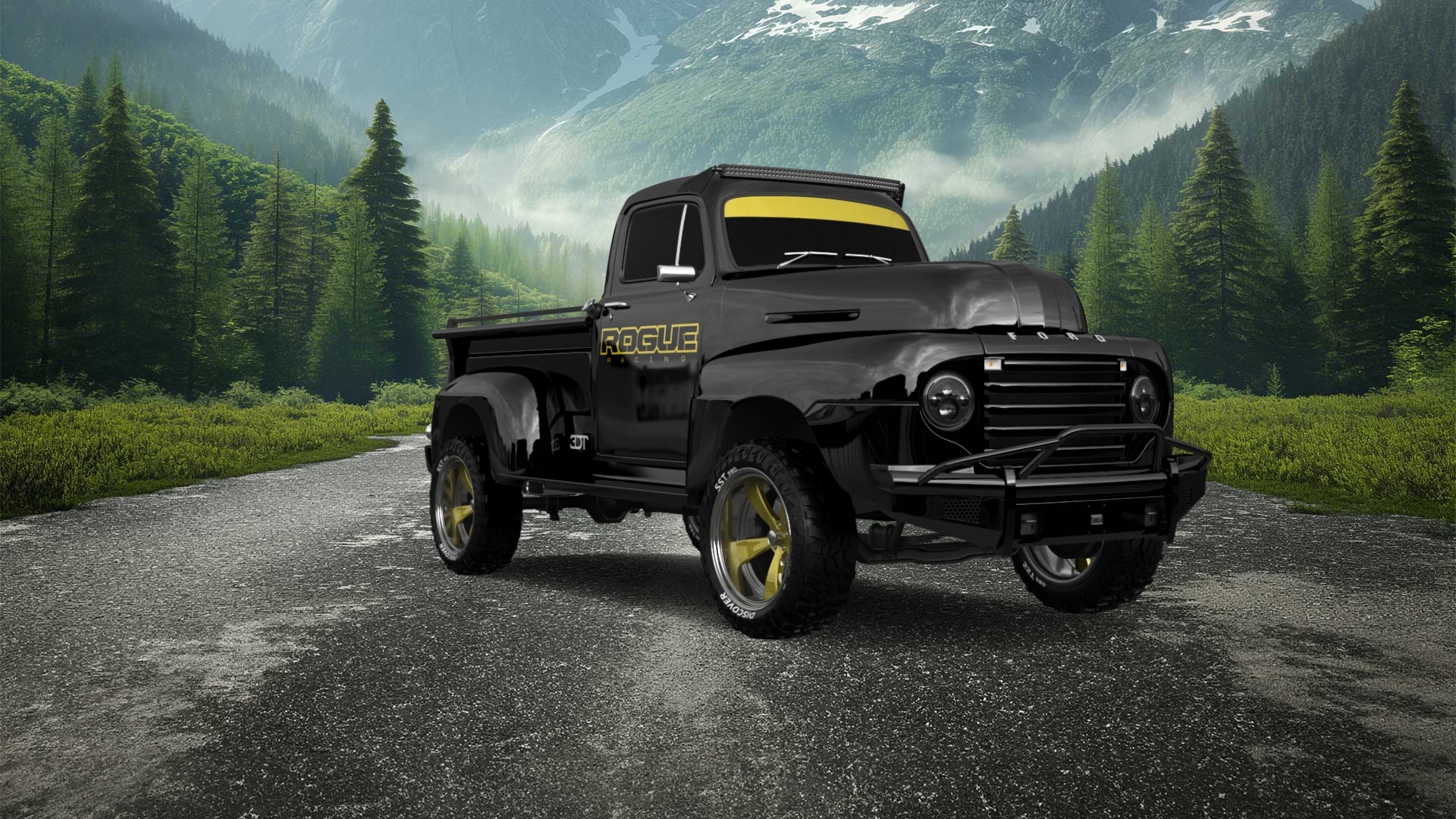 Ford F1 2 Door pickup truck 1949 tuning