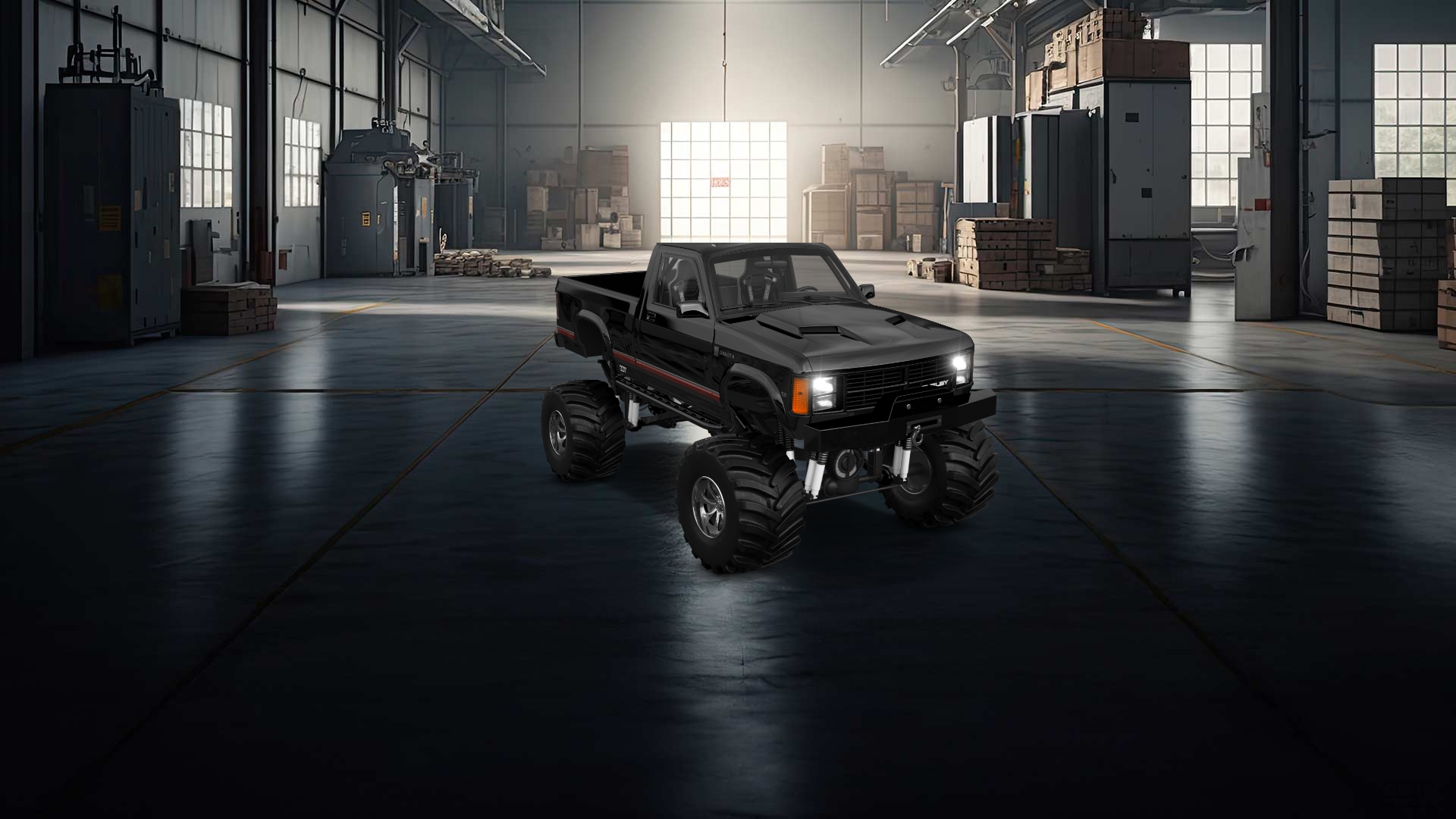 Dodge Dakota Regular Cab 2 Door pickup truck 1987 tuning