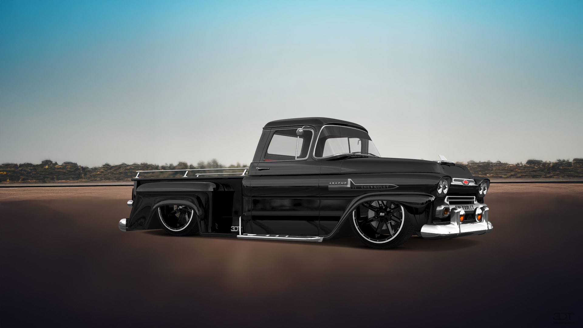 Chevrolet Apache Stepside 2 Door pickup truck 1959